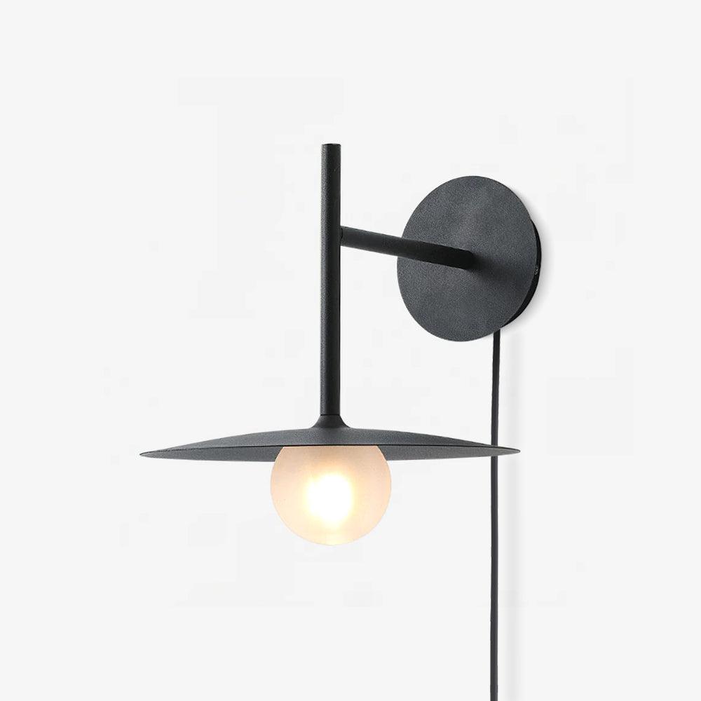 Gea Iron Plug-In Wall Lamp with LED Light - Indoor Decor