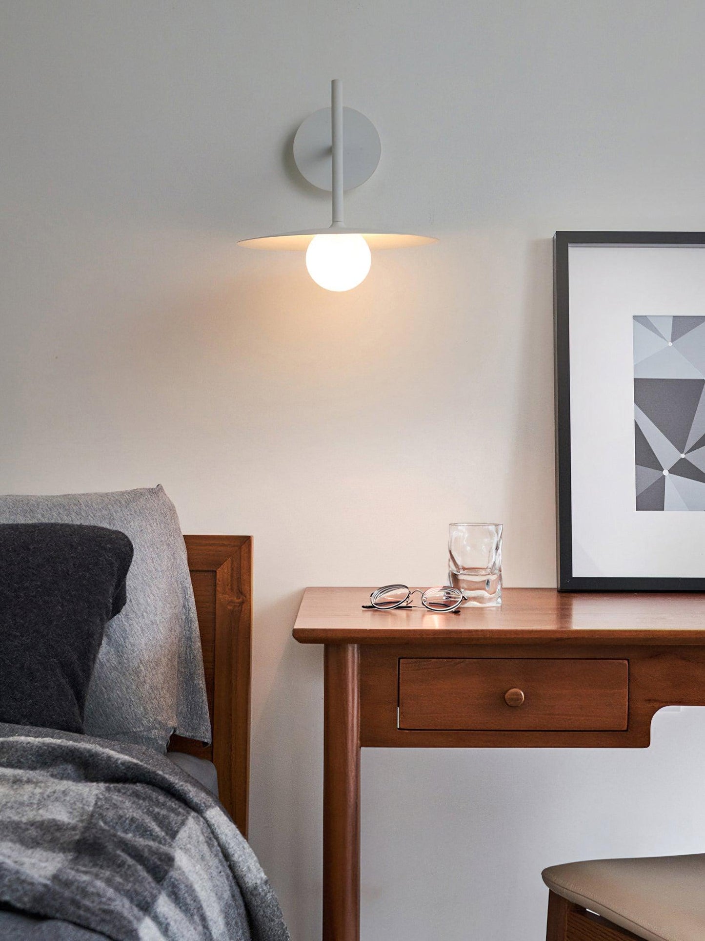 Gea Iron Plug-In Wall Lamp with LED Light - Indoor Decor