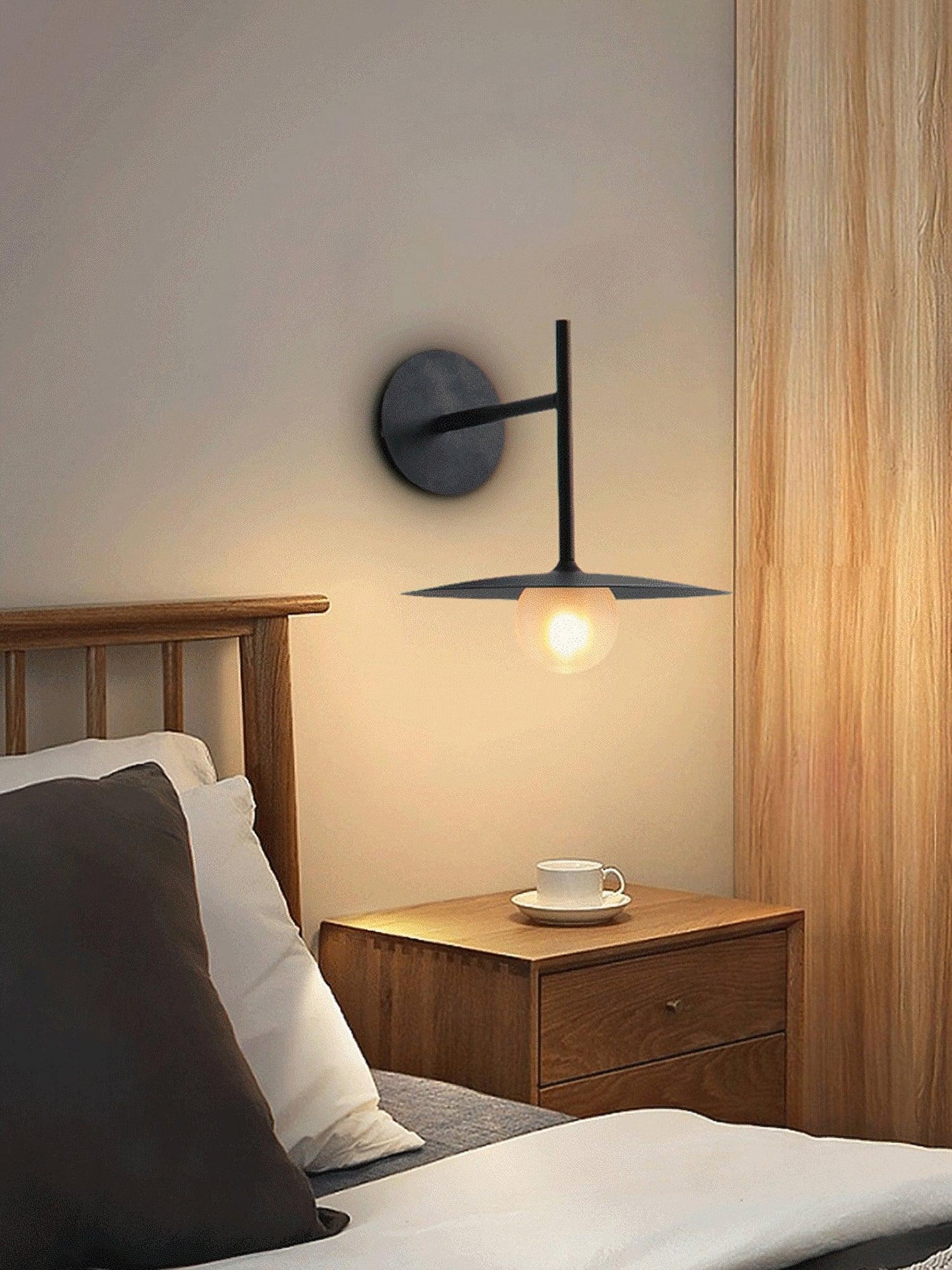 Gea Iron Plug-In Wall Lamp with LED Light - Indoor Decor