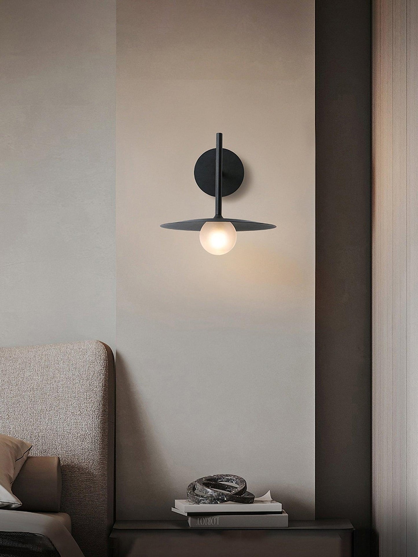 Gea Iron Plug-In Wall Lamp with LED Light - Indoor Decor
