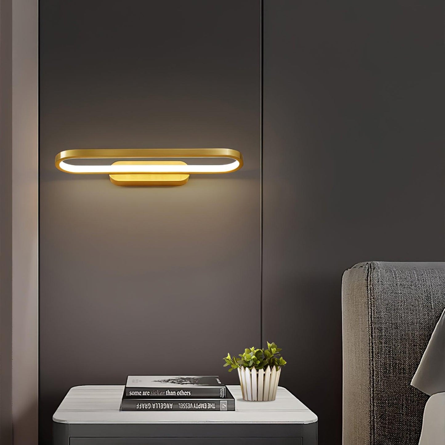 Gianni LED Wall Light Dimmable Indoor Brass Fixture