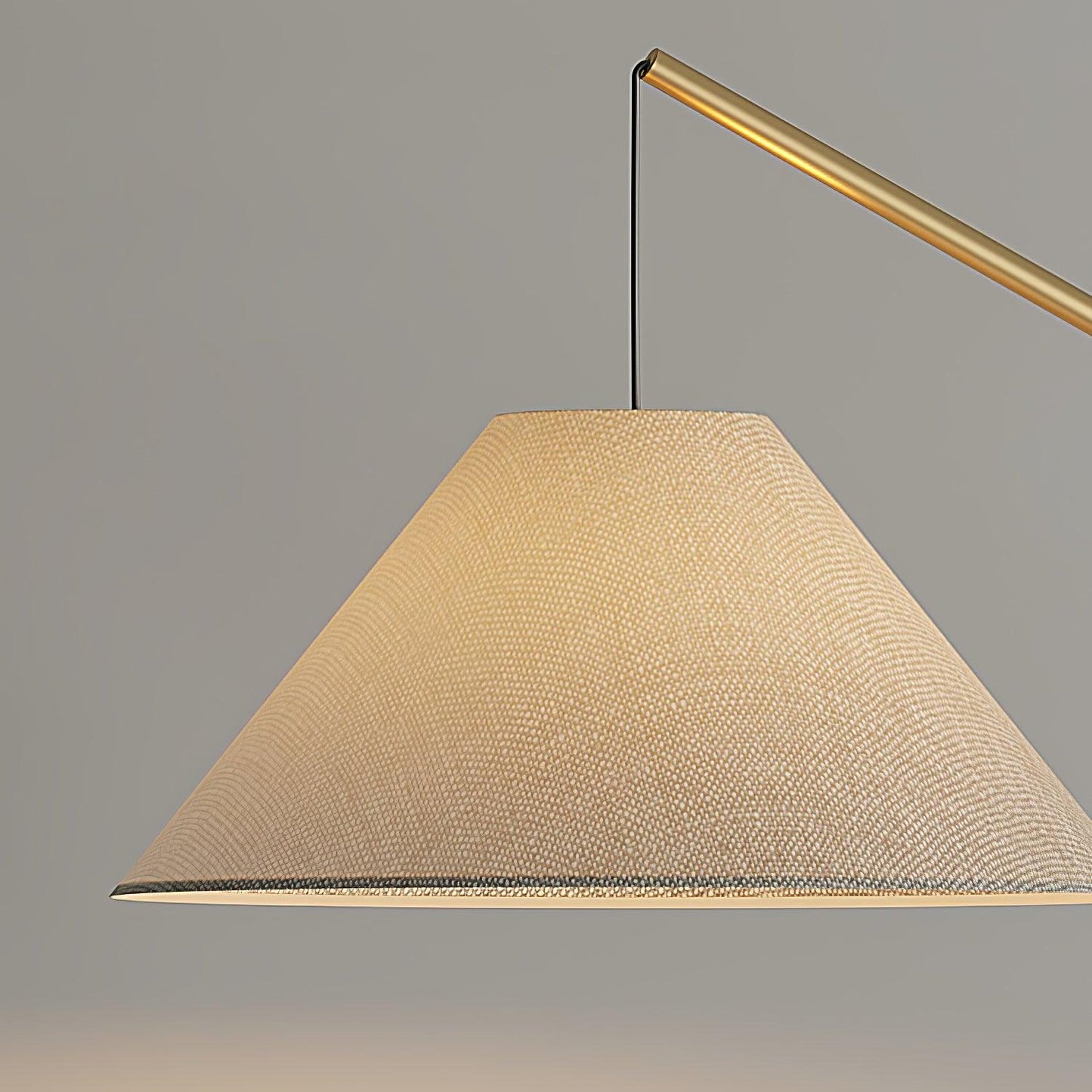 Gibson Arc Floor Lamp - Modern LED Lighting in Gold