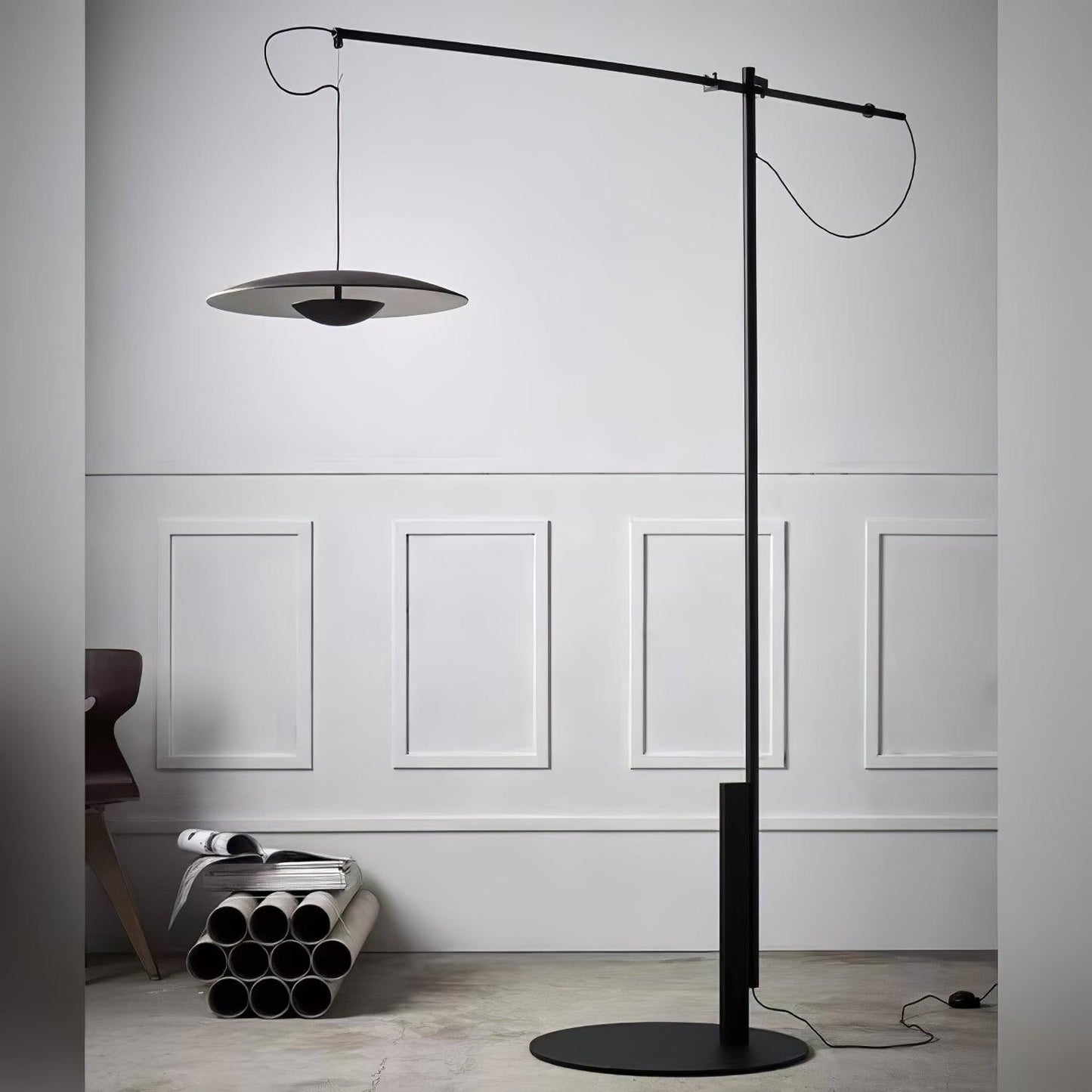 Innovative Directional Floor Lamp with Adjustable LED Light