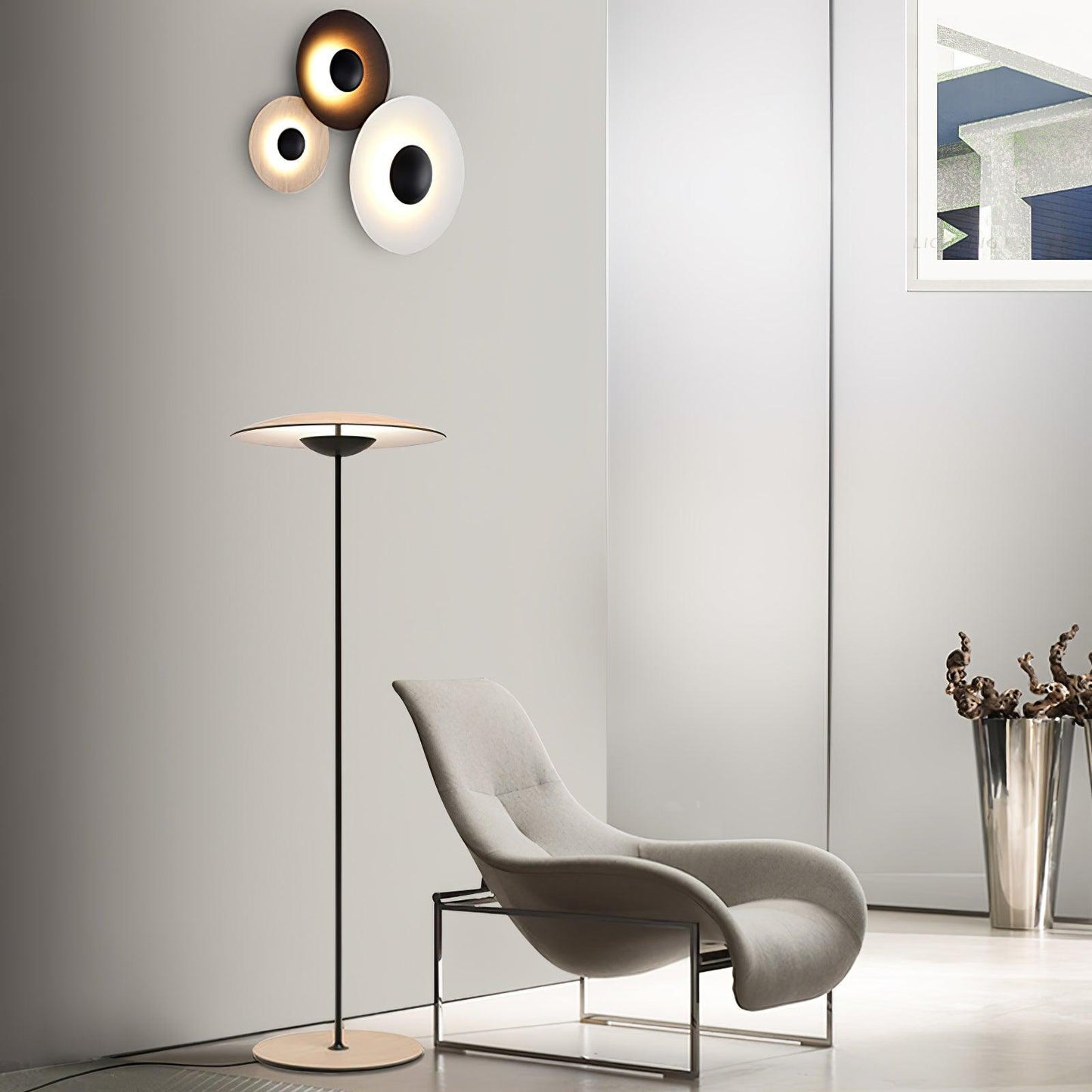 Innovative Directional Floor Lamp with Adjustable LED Light