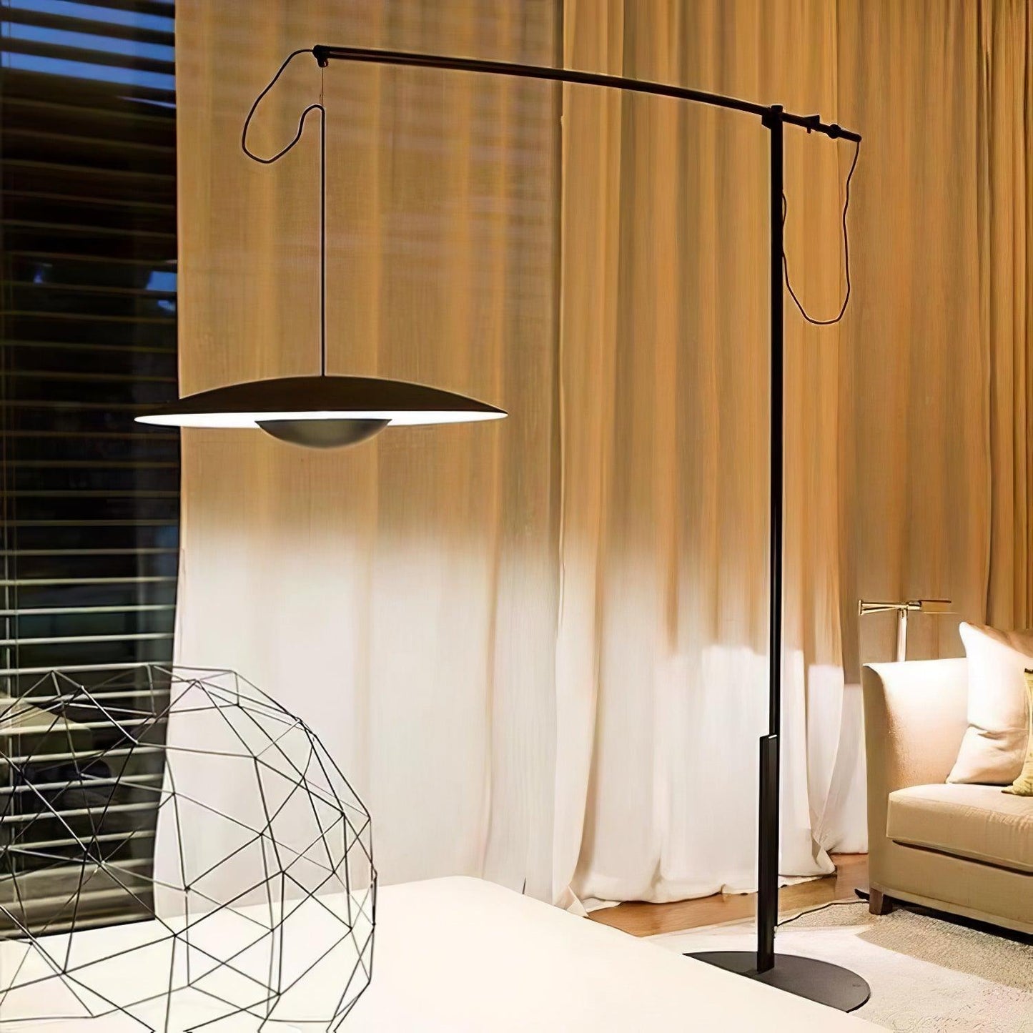 Innovative Directional Floor Lamp with Adjustable LED Light