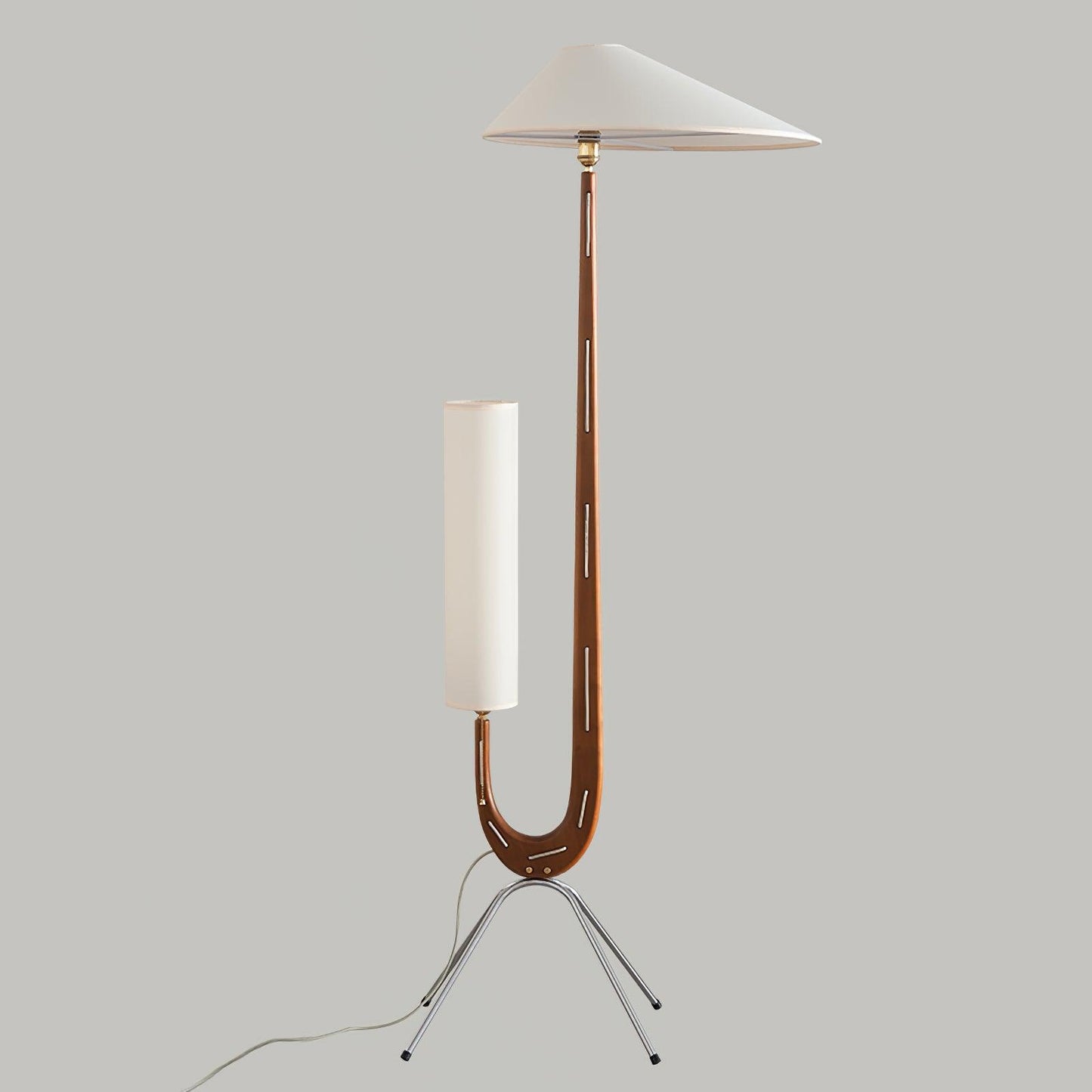 Giraffe Floor Lamp with LED Light - Mid Century Design