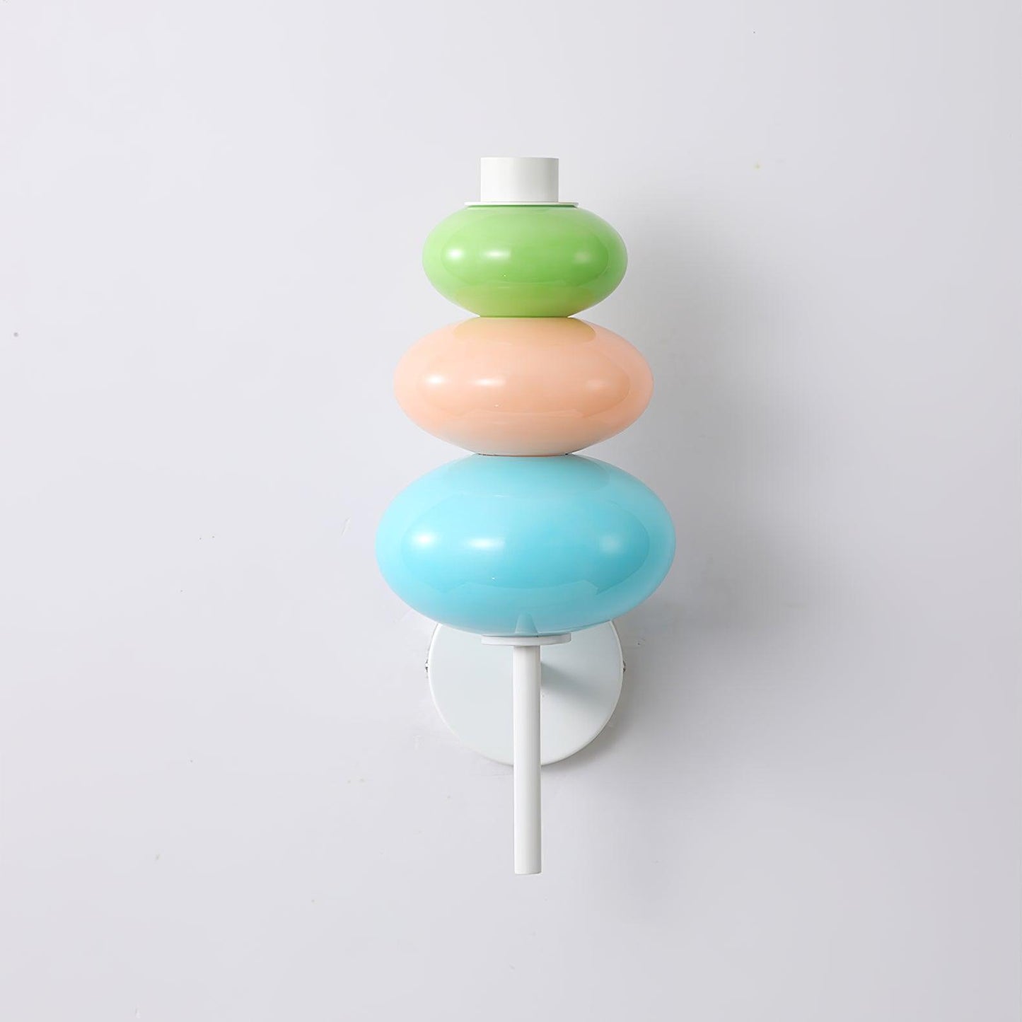 Glass Candy String Wall Lamp - LED Indoor Lighting Set of 2