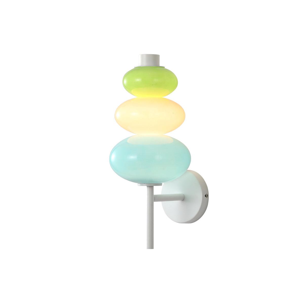 Glass Candy String Wall Lamp - LED Indoor Lighting Set of 2