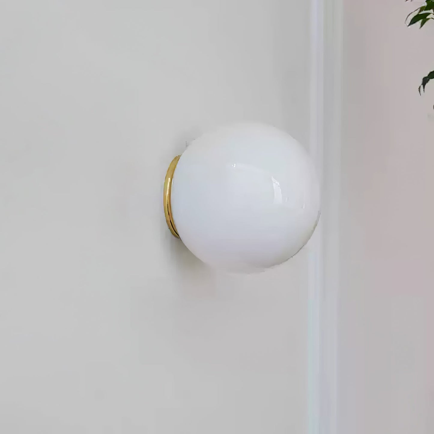 Glass Mini Orb Wall Lamp - LED Indoor Light Fixture