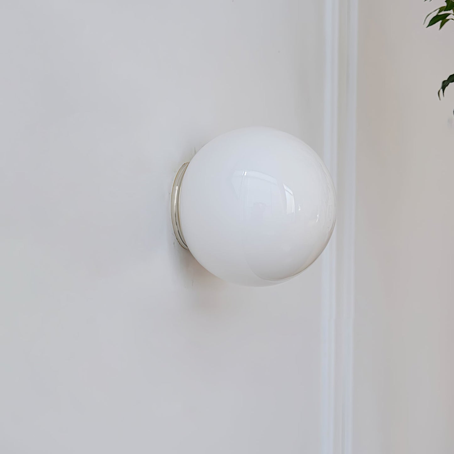 Glass Mini Orb Wall Lamp - LED Indoor Light Fixture