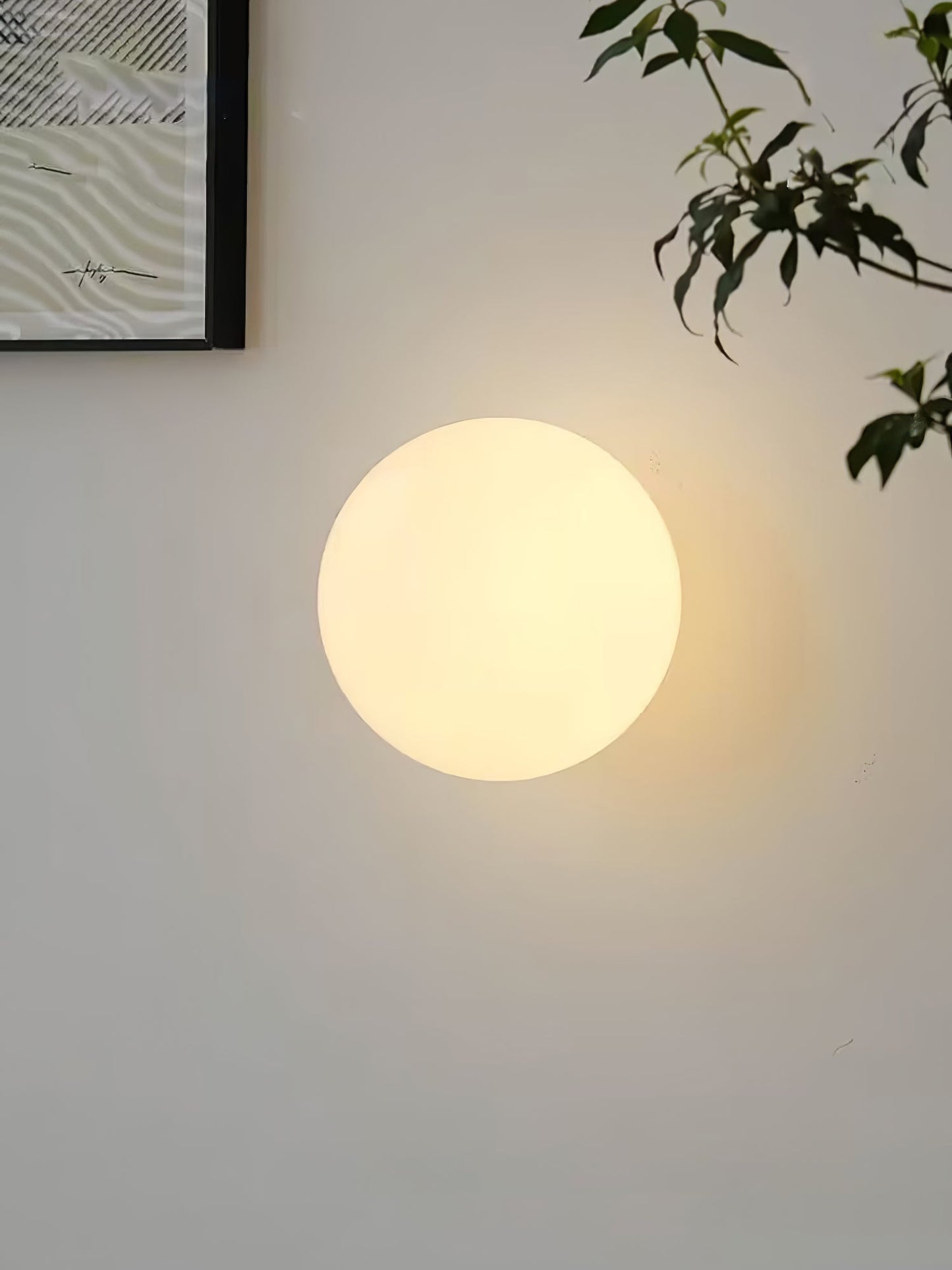 Glass Mini Orb Wall Lamp - LED Indoor Light Fixture