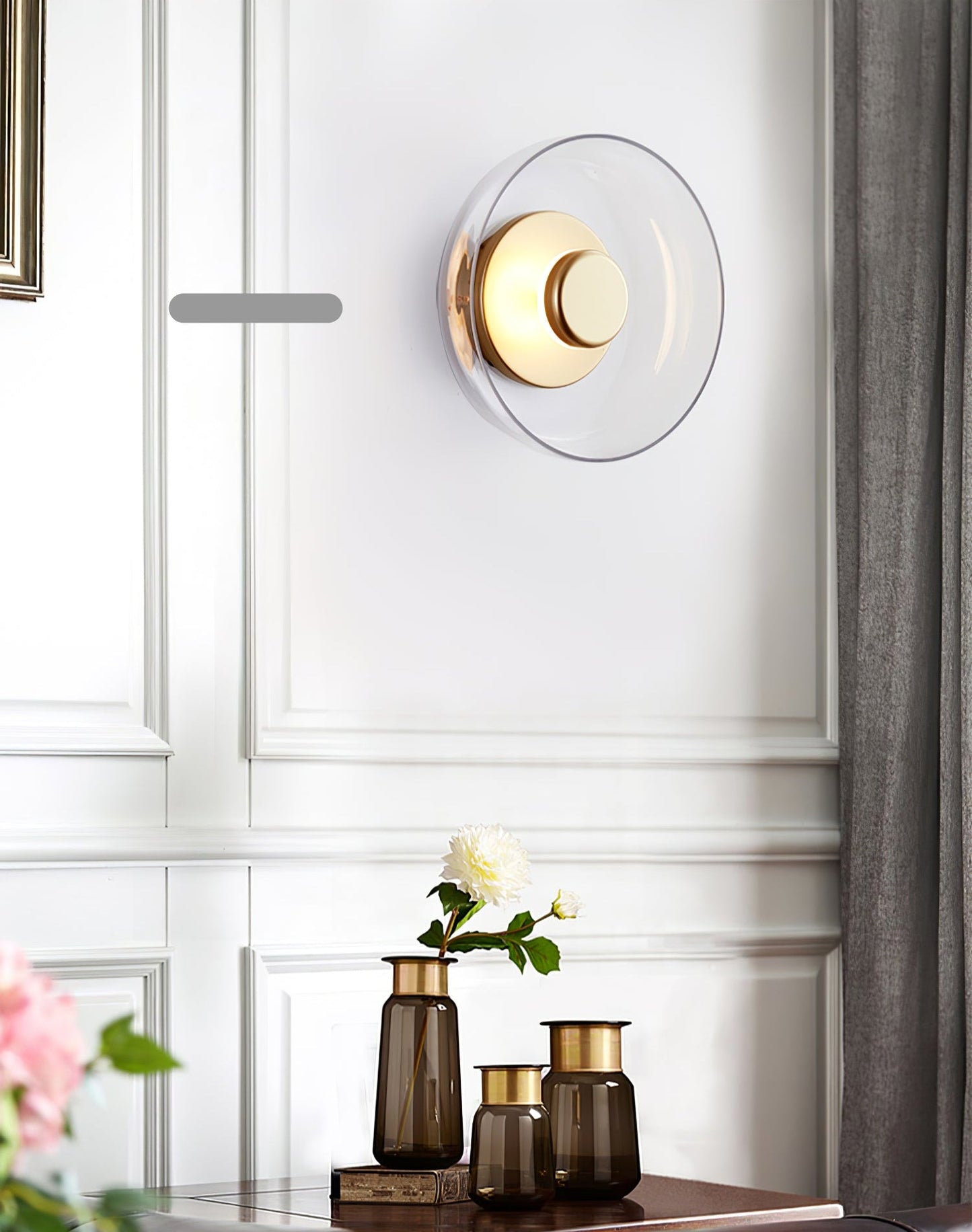 Glimmera Wall Light - Integrated LED Brass Ambient Fixture