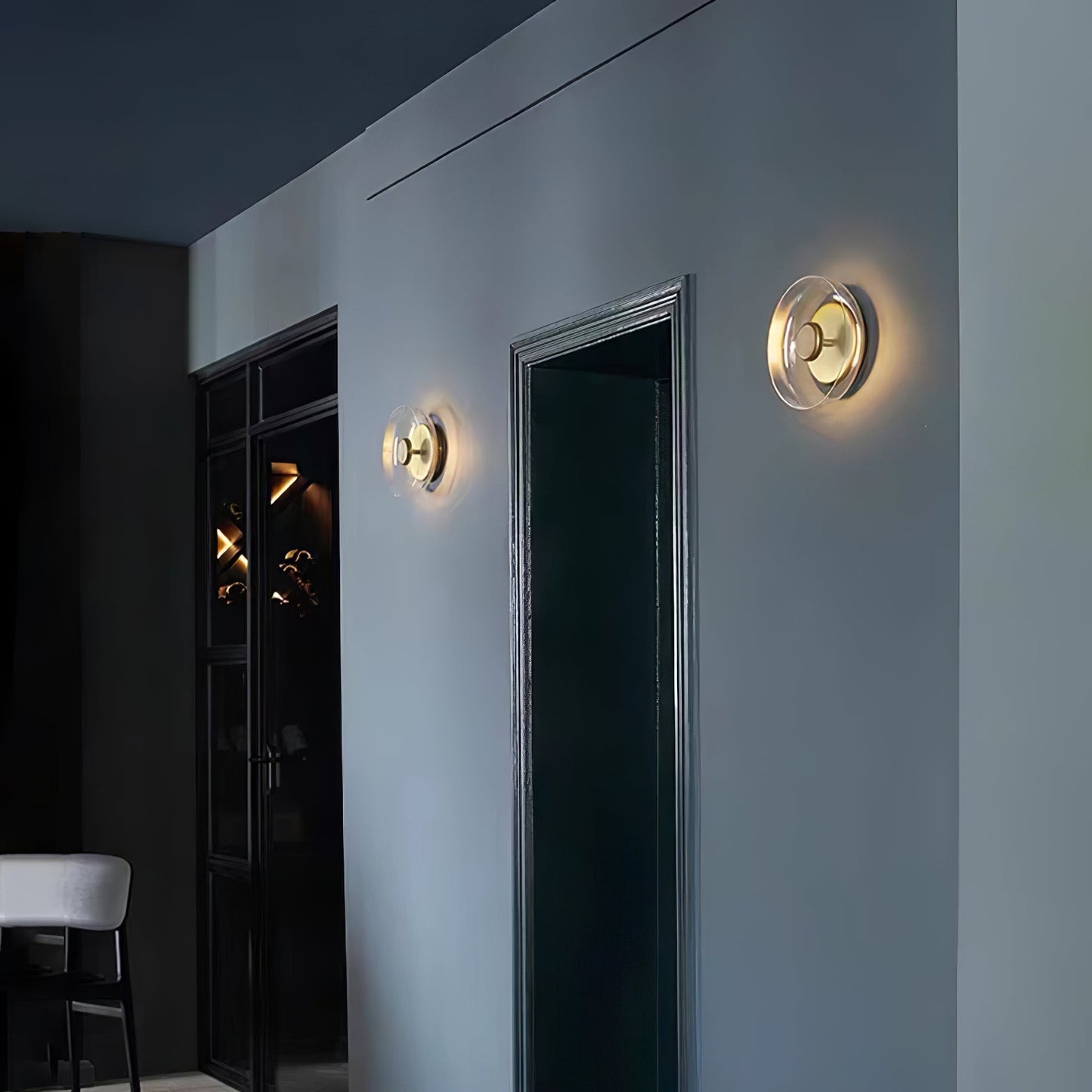 Glimmera Wall Light - Integrated LED Brass Ambient Fixture