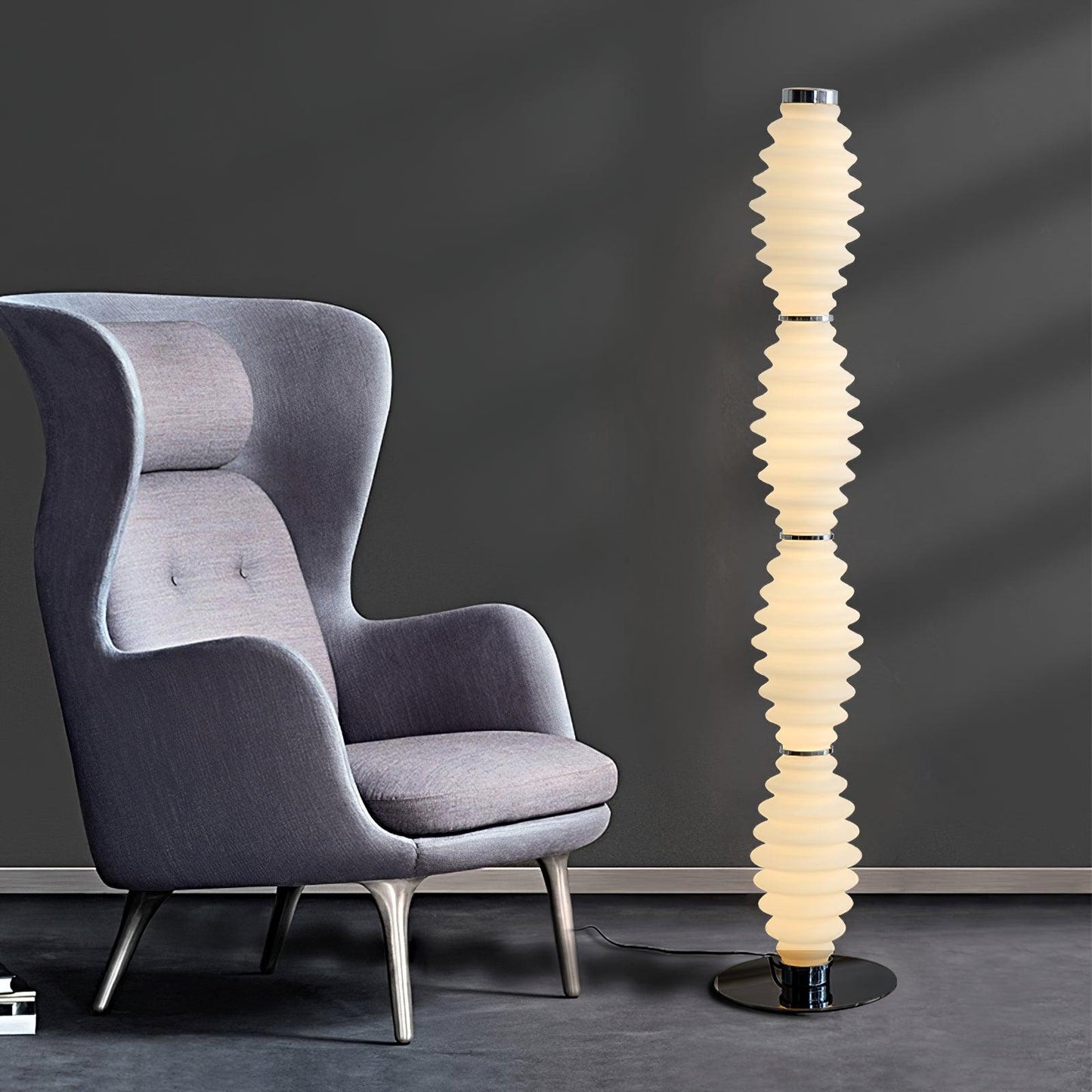 Grand Collier Floor Lamp - LED Glass Lighting Fixture