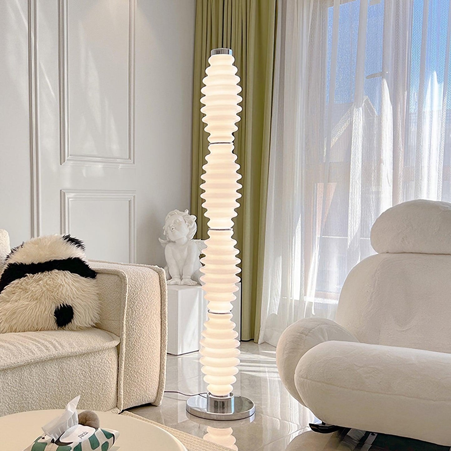 Grand Collier Floor Lamp - LED Glass Lighting Fixture