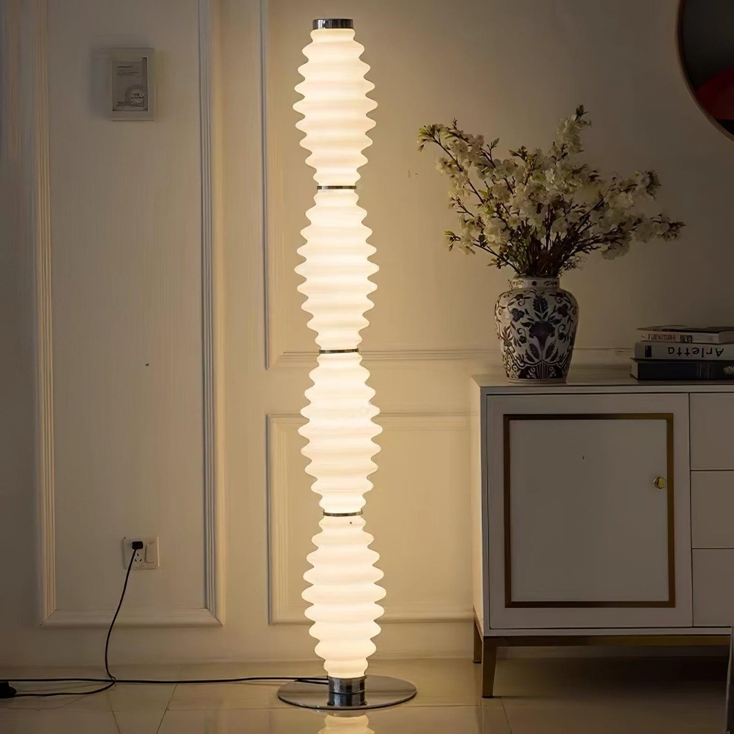 Grand Collier Floor Lamp - LED Glass Lighting Fixture