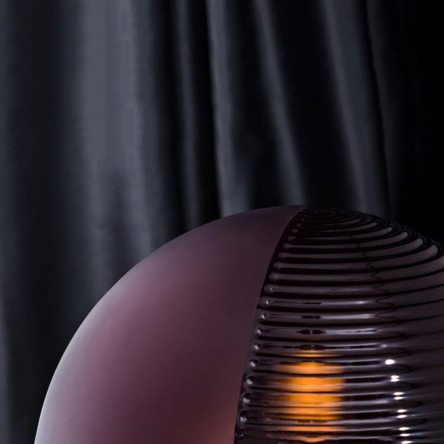 Grape Floor Lamp - Black Metal and Glass Indoor Lighting