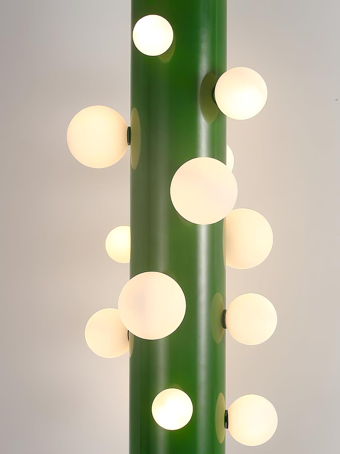 Green Apes Floor Lamp - LED Metal Glass Indoor Lighting