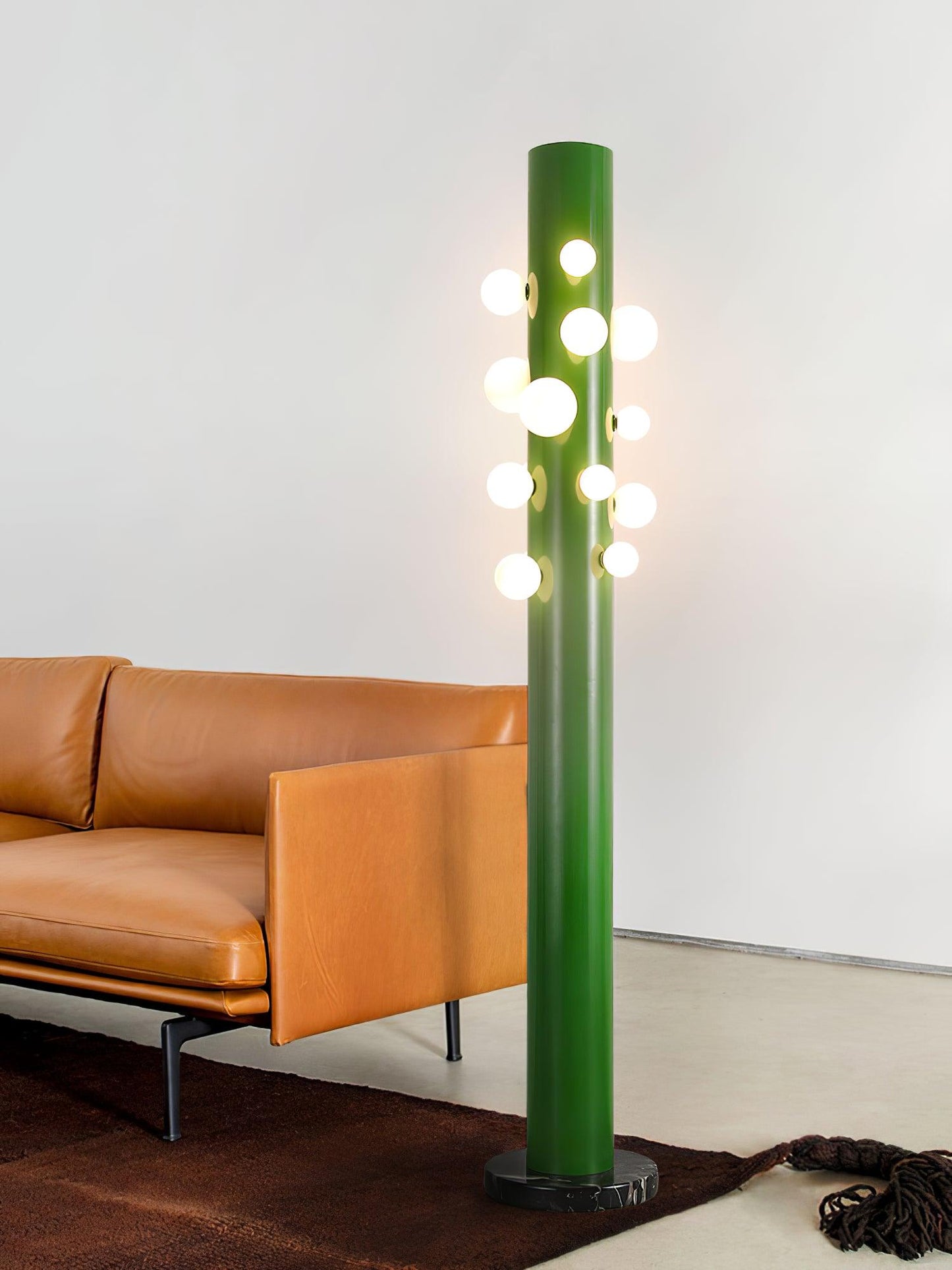 Green Apes Floor Lamp - LED Metal Glass Indoor Lighting