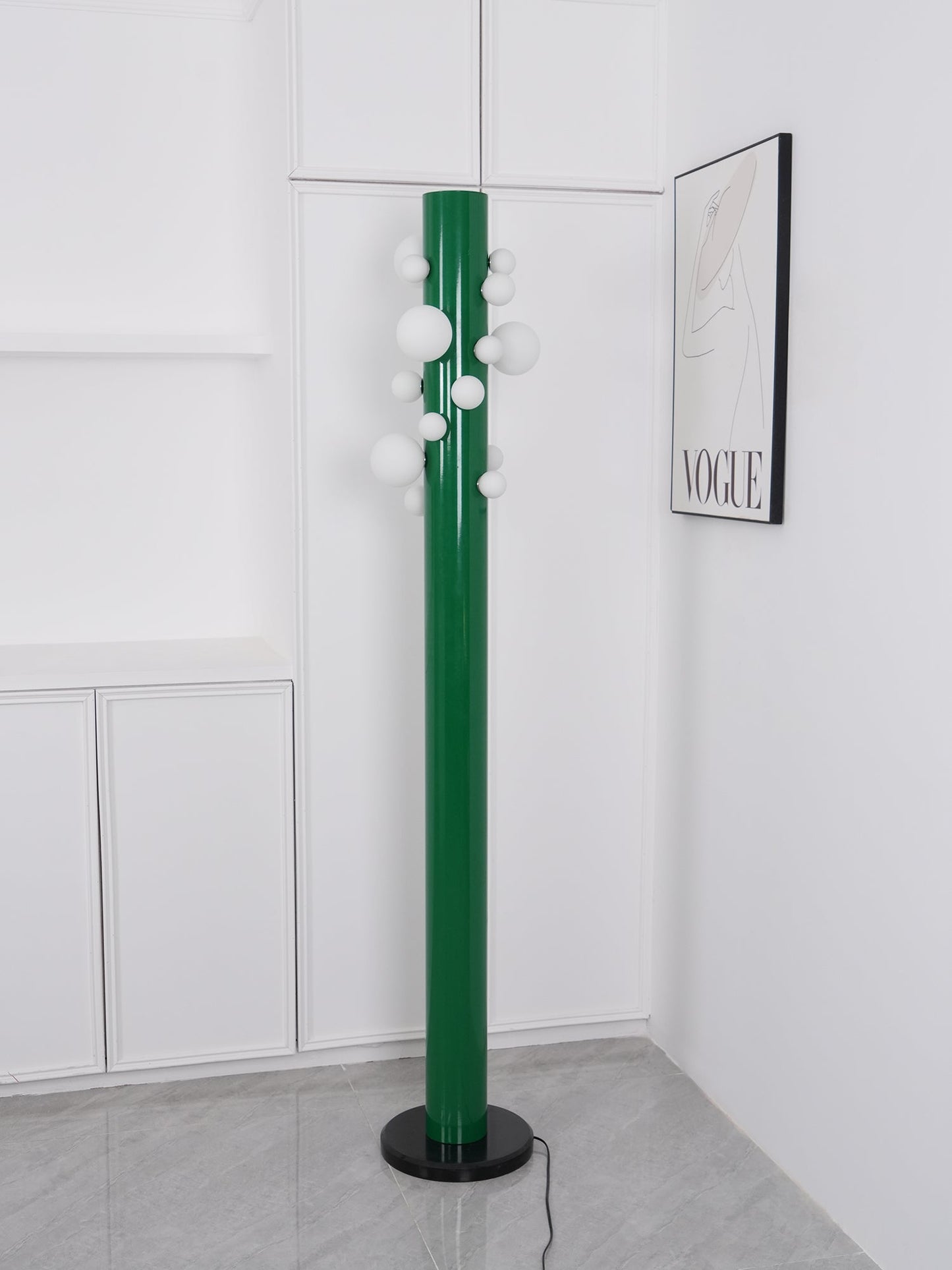 Green Apes Floor Lamp - LED Metal Glass Indoor Lighting