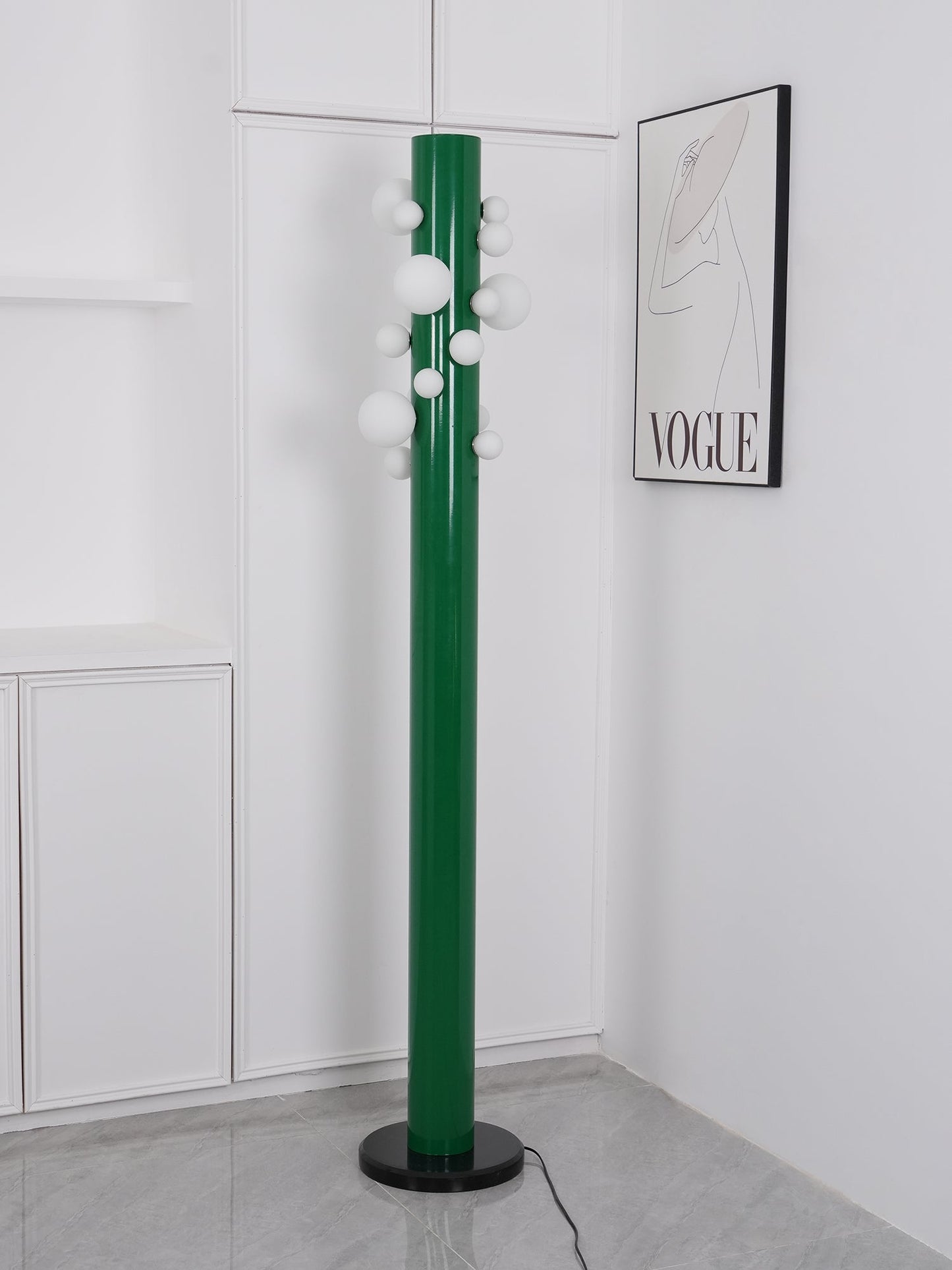 Green Apes Floor Lamp - LED Metal Glass Indoor Lighting