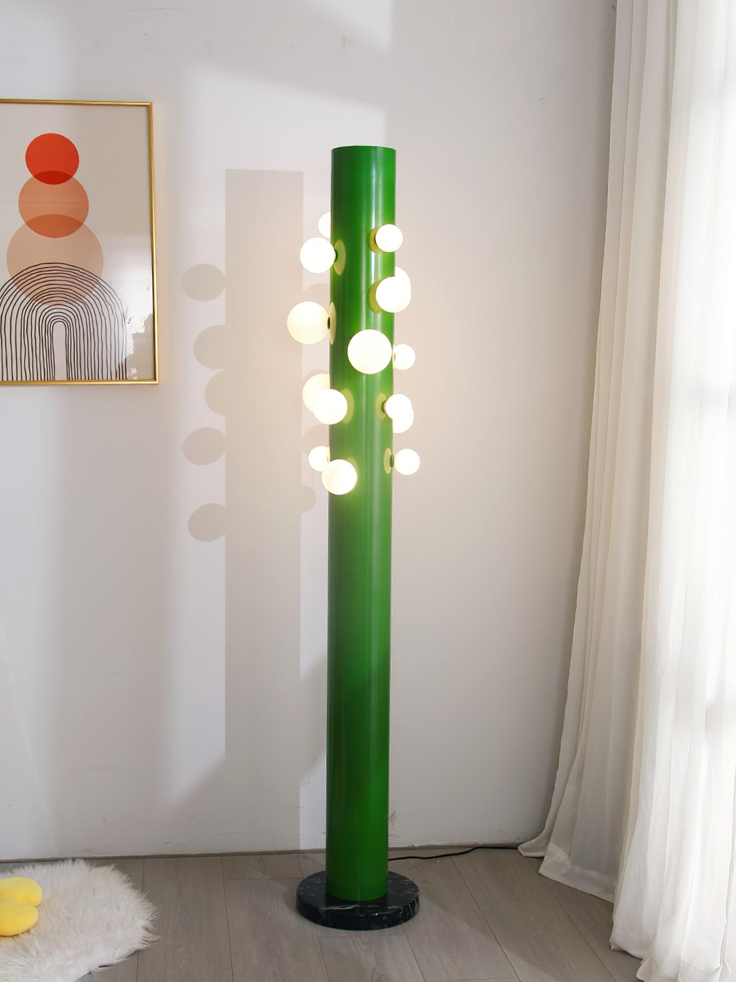 Green Apes Floor Lamp - LED Metal Glass Indoor Lighting