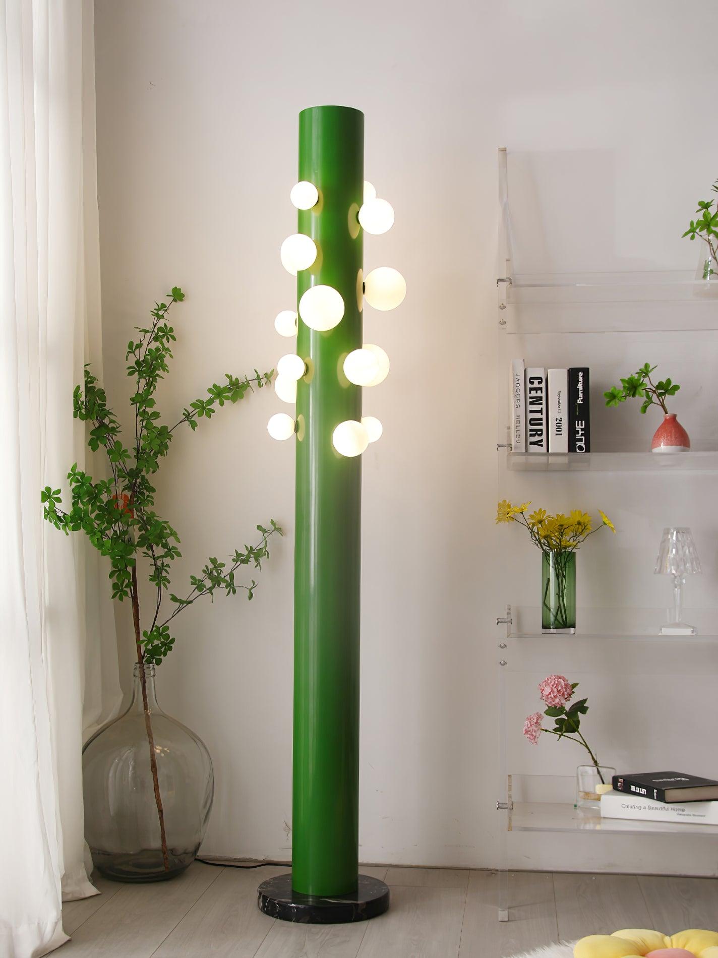 Green Apes Floor Lamp - LED Metal Glass Indoor Lighting