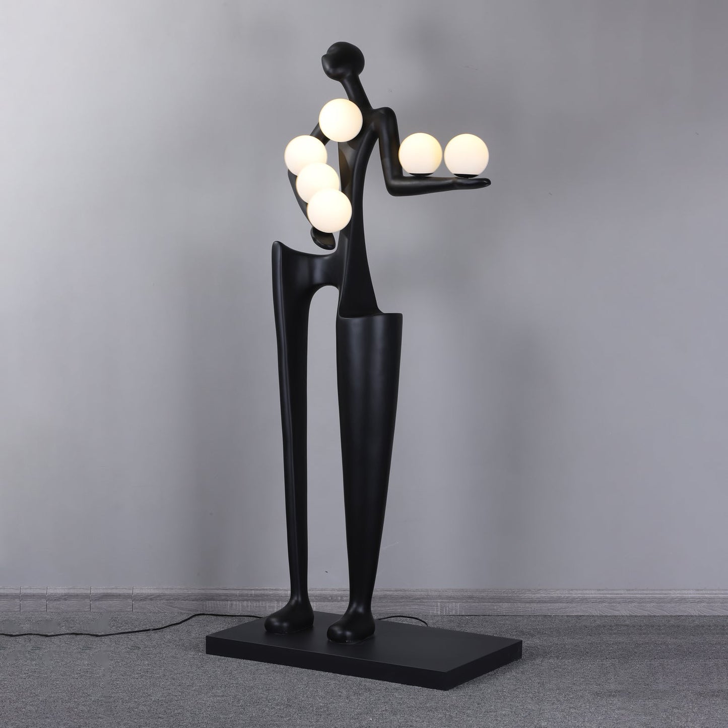 Guardian Sculpture Floor Lamp - Modern LED Design, Indoor Use