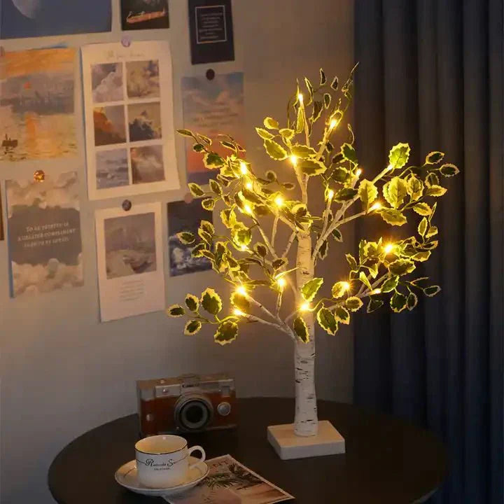 Frendorf Green Leaves LED Tree Lights Indoor Decoration