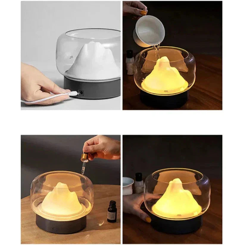 Premium Aromatherapy Diffuser with LED Light – USB Rechargeable