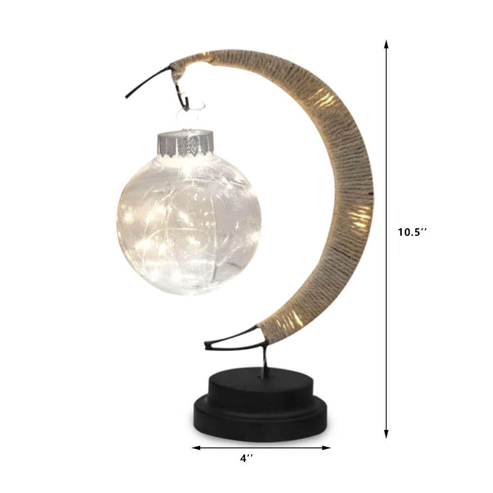 Wishing Ball Moon LED Night Light Decorative Table Lamp
