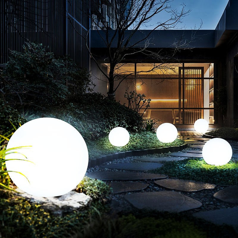 Spherical Garden Light - LED Waterproof Remote Control