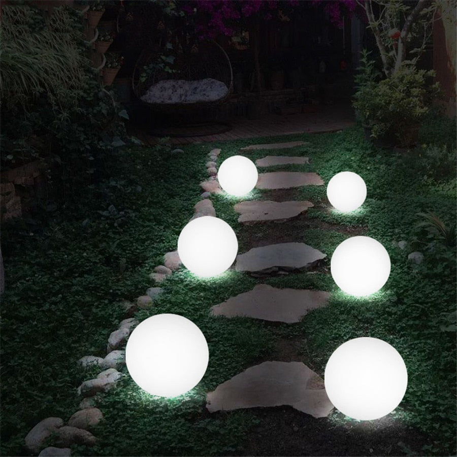 Spherical Garden Light - LED Waterproof Remote Control