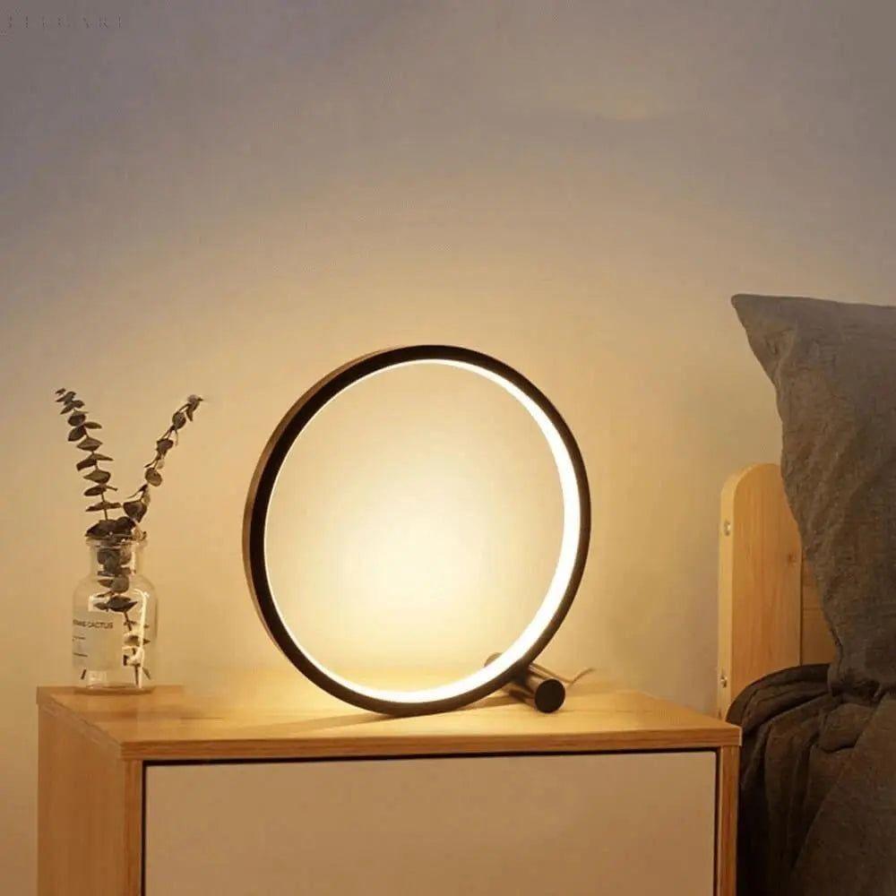 Glo Lamp - LED Minimalist Dimmable Round Table Lamp