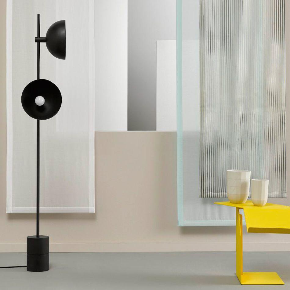 Studio Floor Lamp with LED, Black Metal, Indoor Lighting