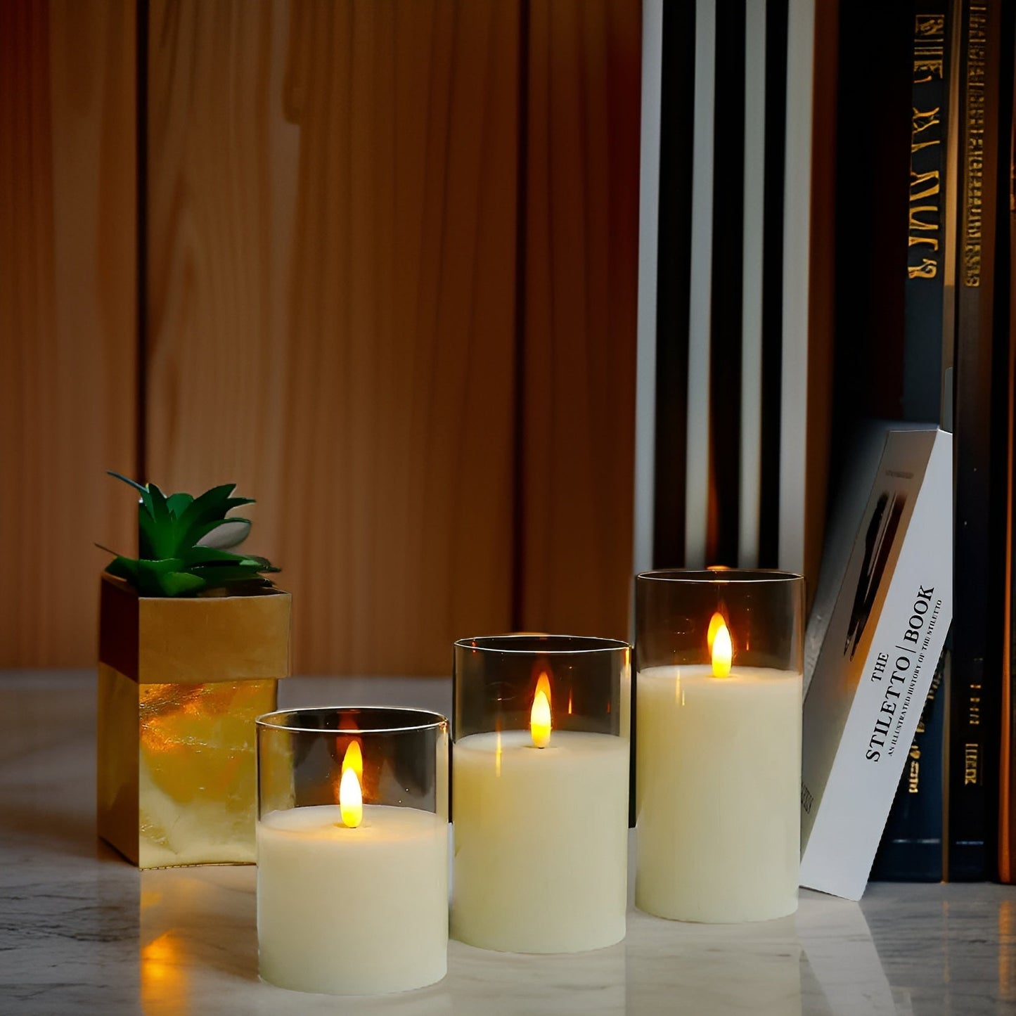 Candle Lamp - Aesthetic Flameless LED Candles with Timer
