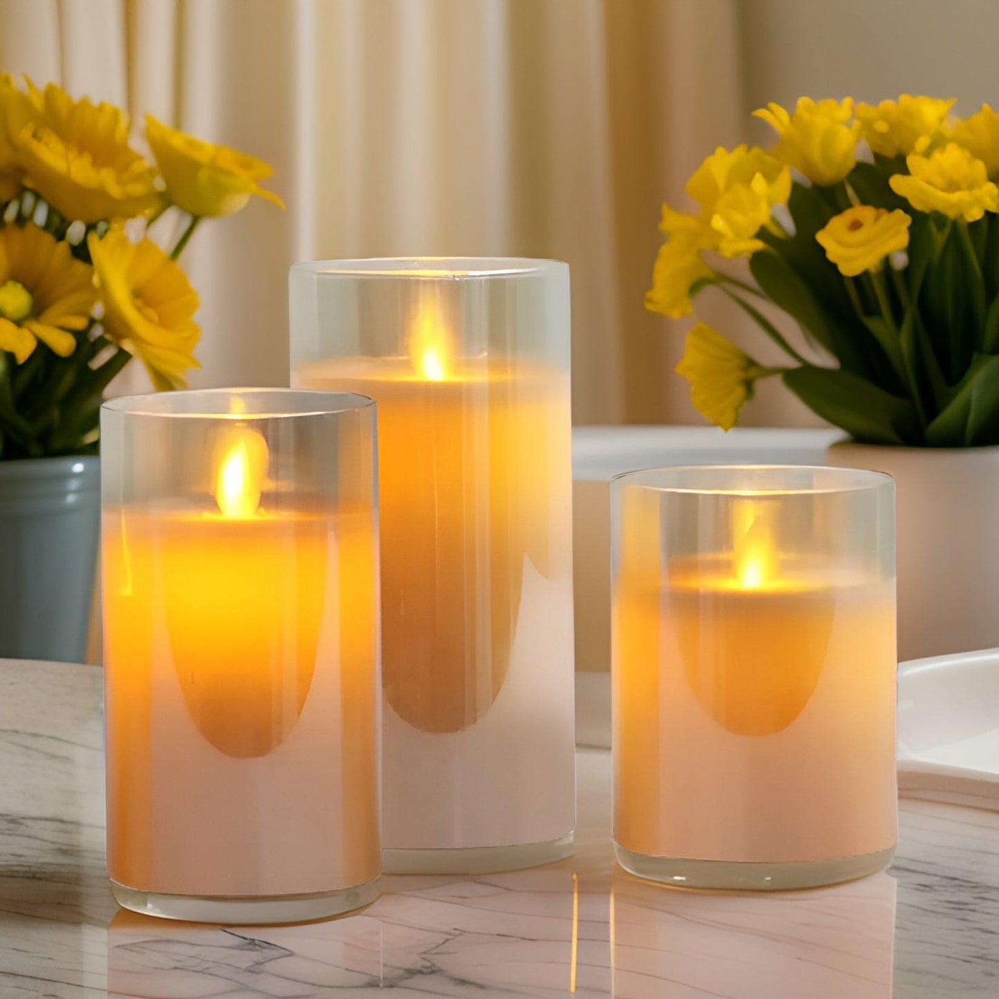 Candle Lamp - Aesthetic Flameless LED Candles with Timer