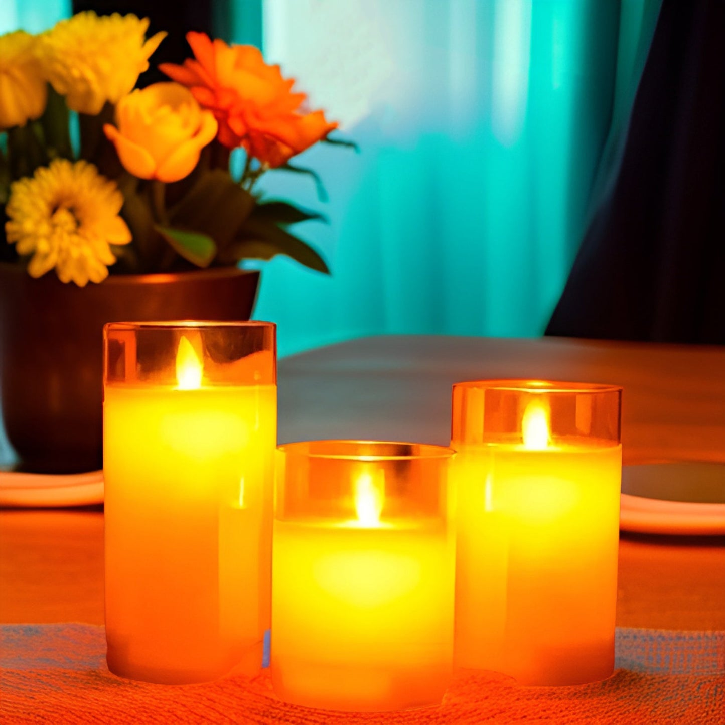 Candle Lamp - Aesthetic Flameless LED Candles with Timer