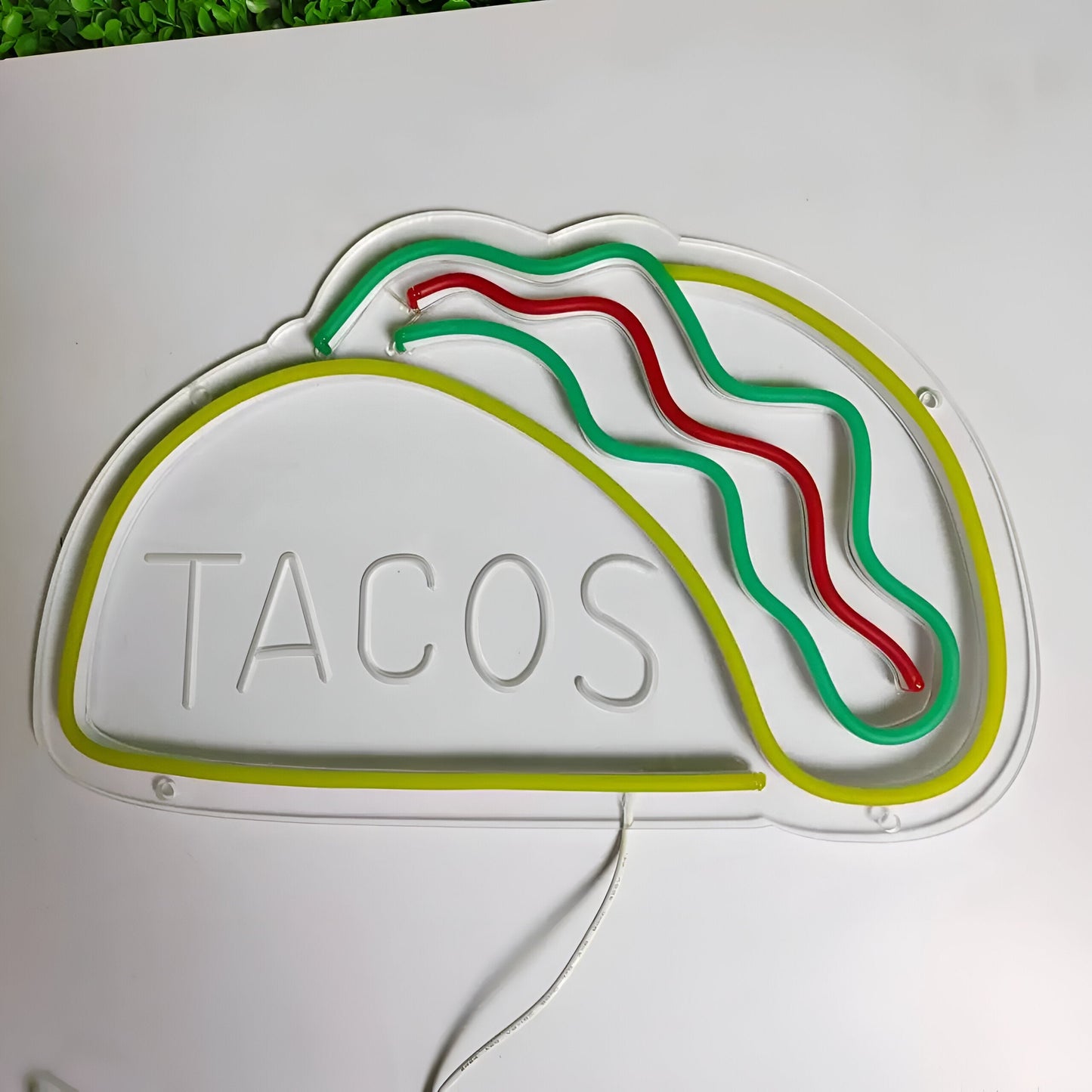 Fast Food Neon Sign - Colorful USB LED Night Light