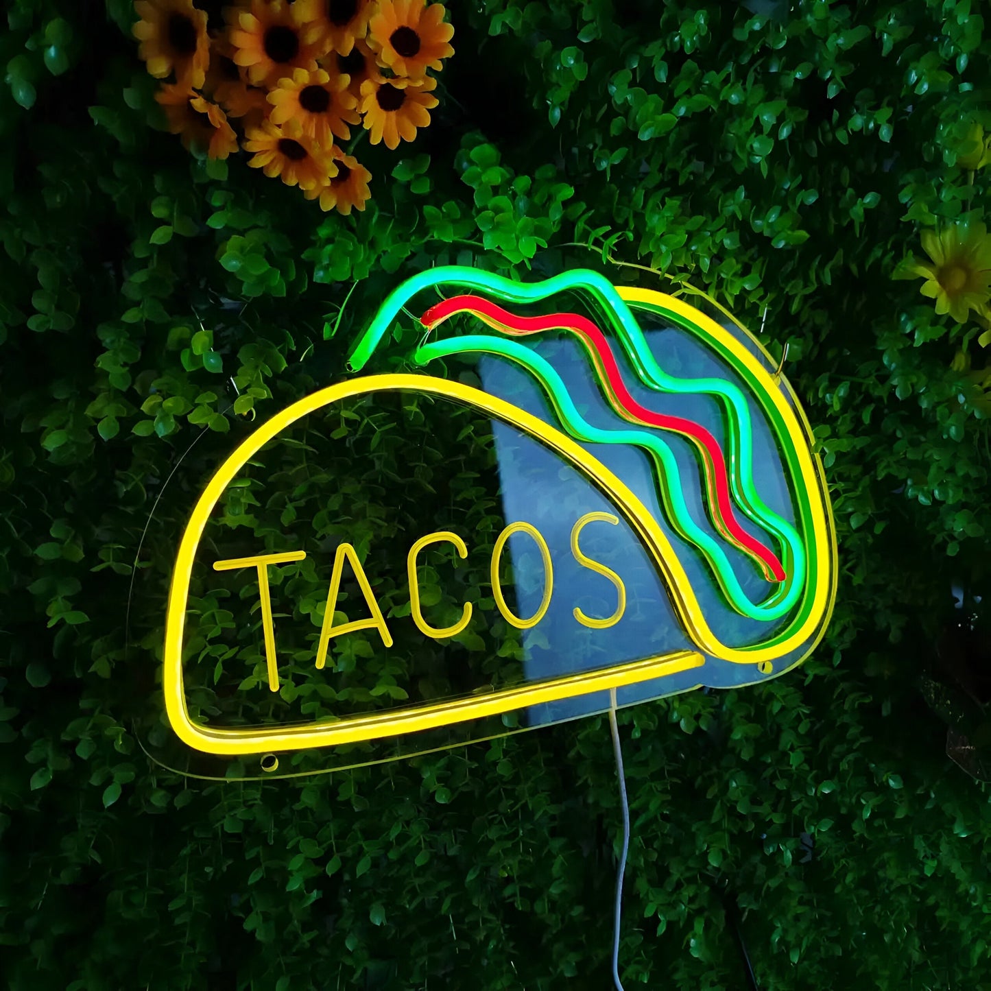 Fast Food Neon Sign - Colorful USB LED Night Light