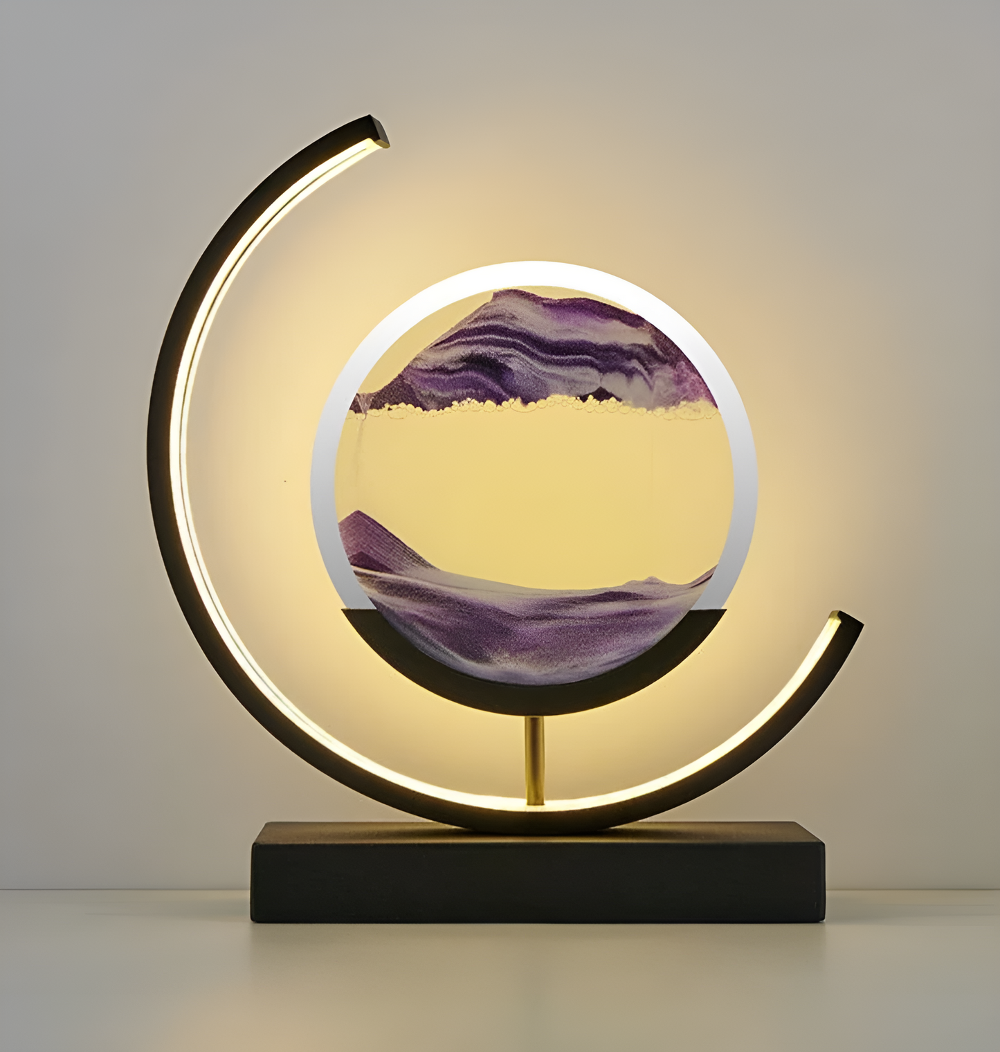 Sandscape Flowing Sand LED Lamp 3D Desert Night Light