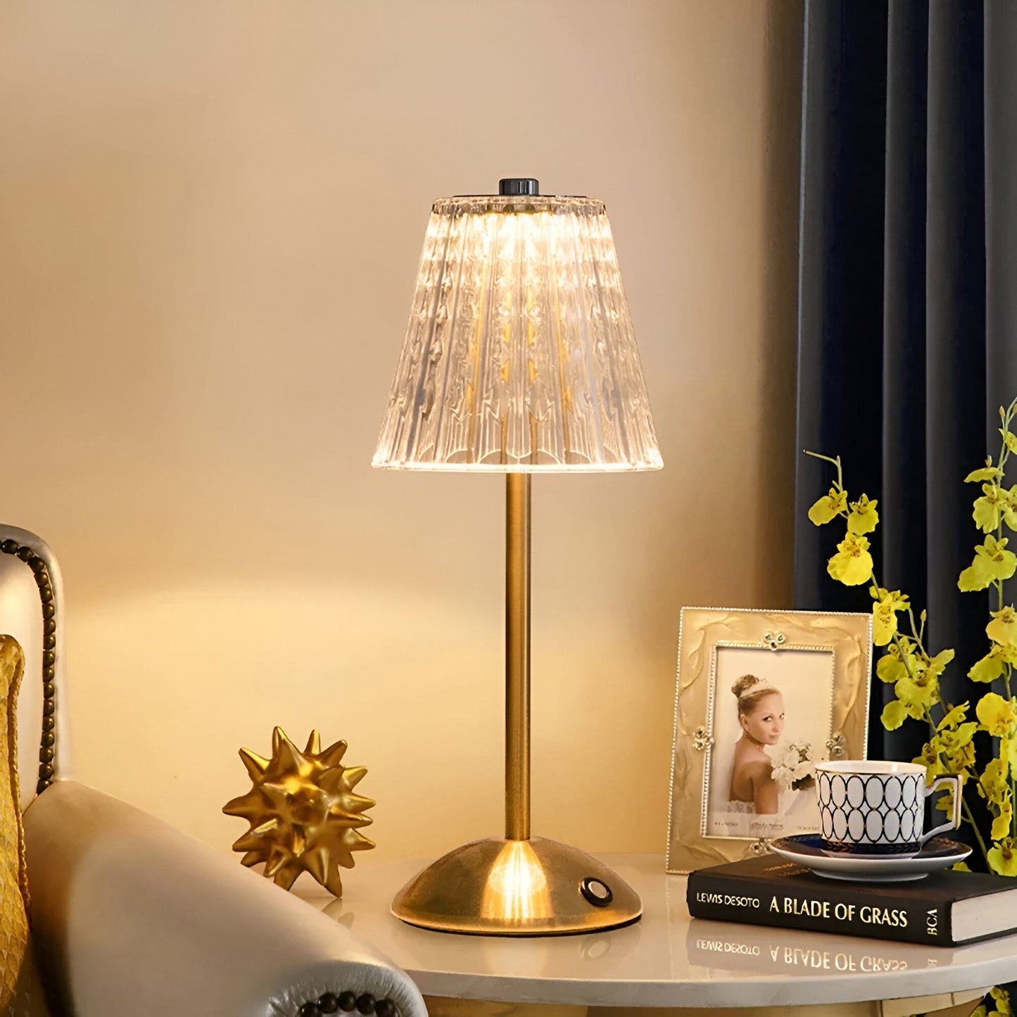 EleGlow - Vintage Inspired Wireless Table Lamp Dimmable LED
