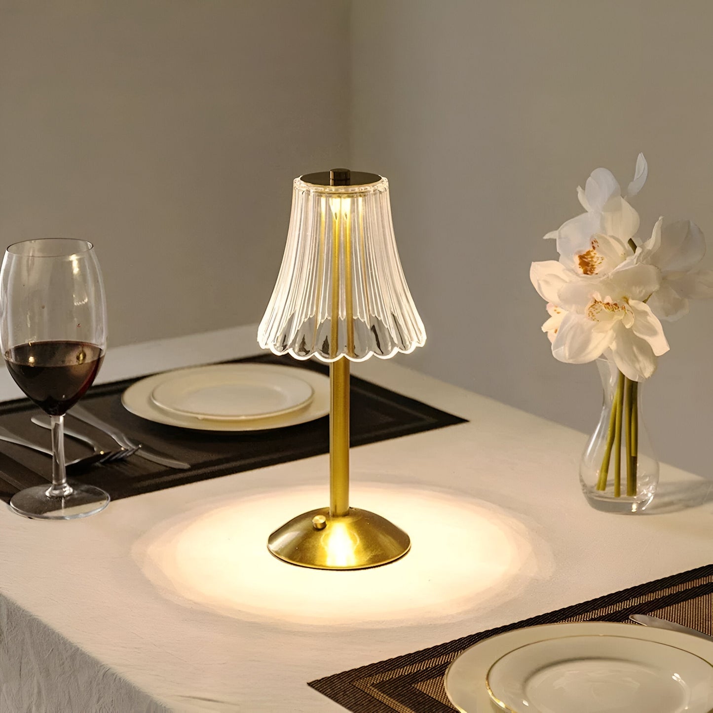 EleGlow - Vintage Inspired Wireless Table Lamp Dimmable LED