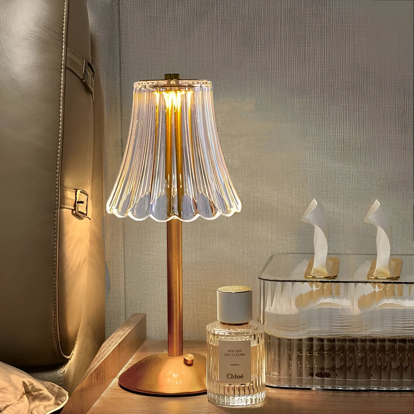 EleGlow - Vintage Inspired Wireless Table Lamp Dimmable LED