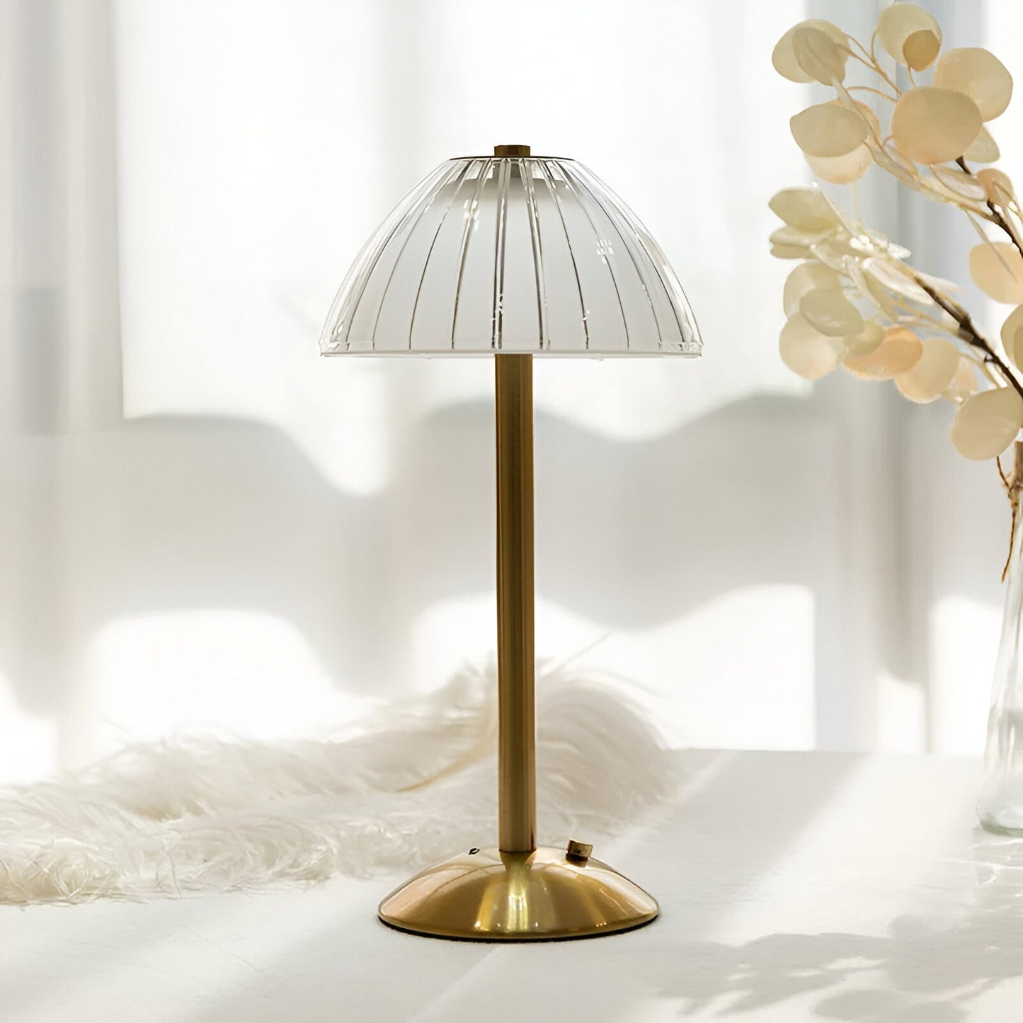 EleGlow - Vintage Inspired Wireless Table Lamp Dimmable LED