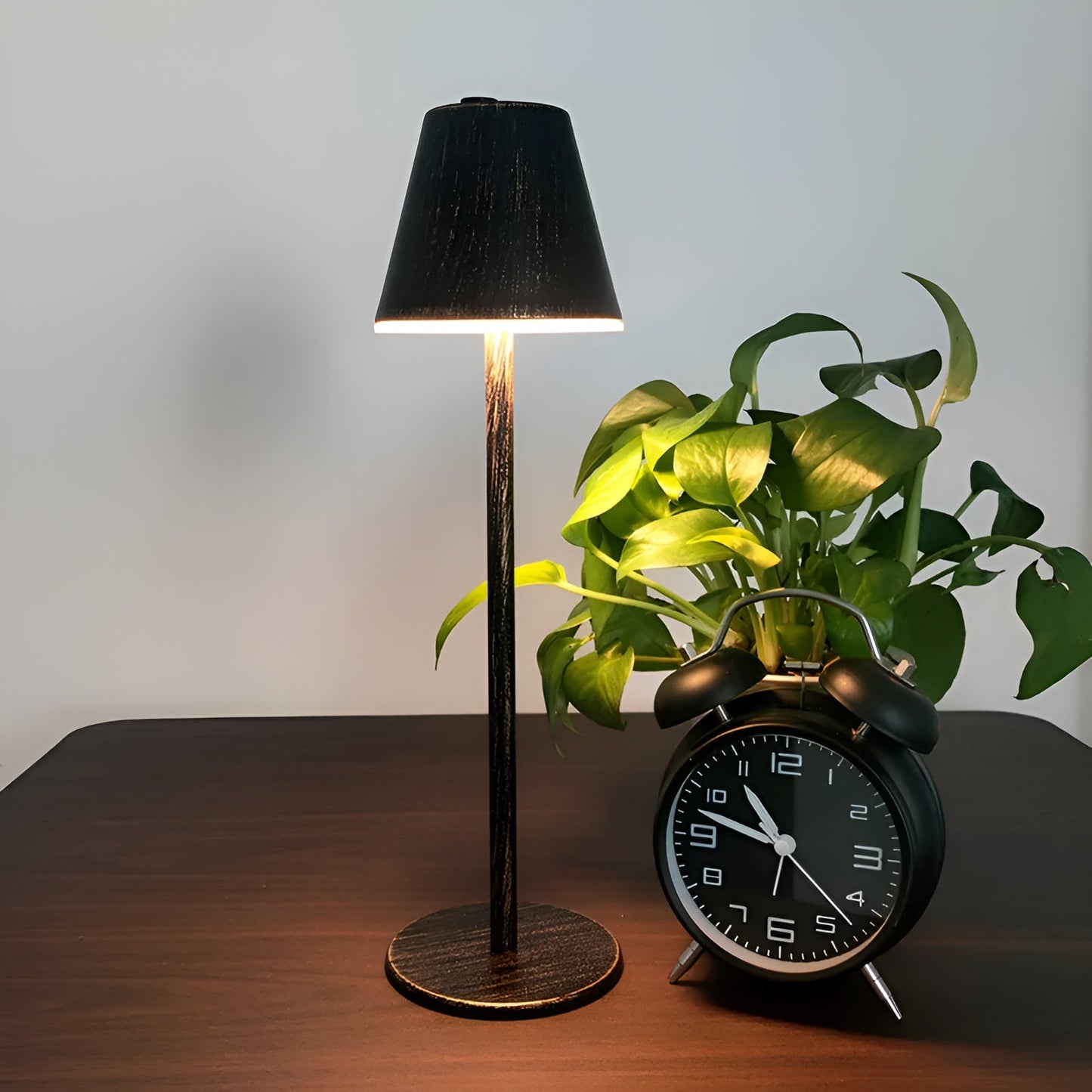 RoyaleGlow Modern LED Table Lamp with Touch Control & USB Port