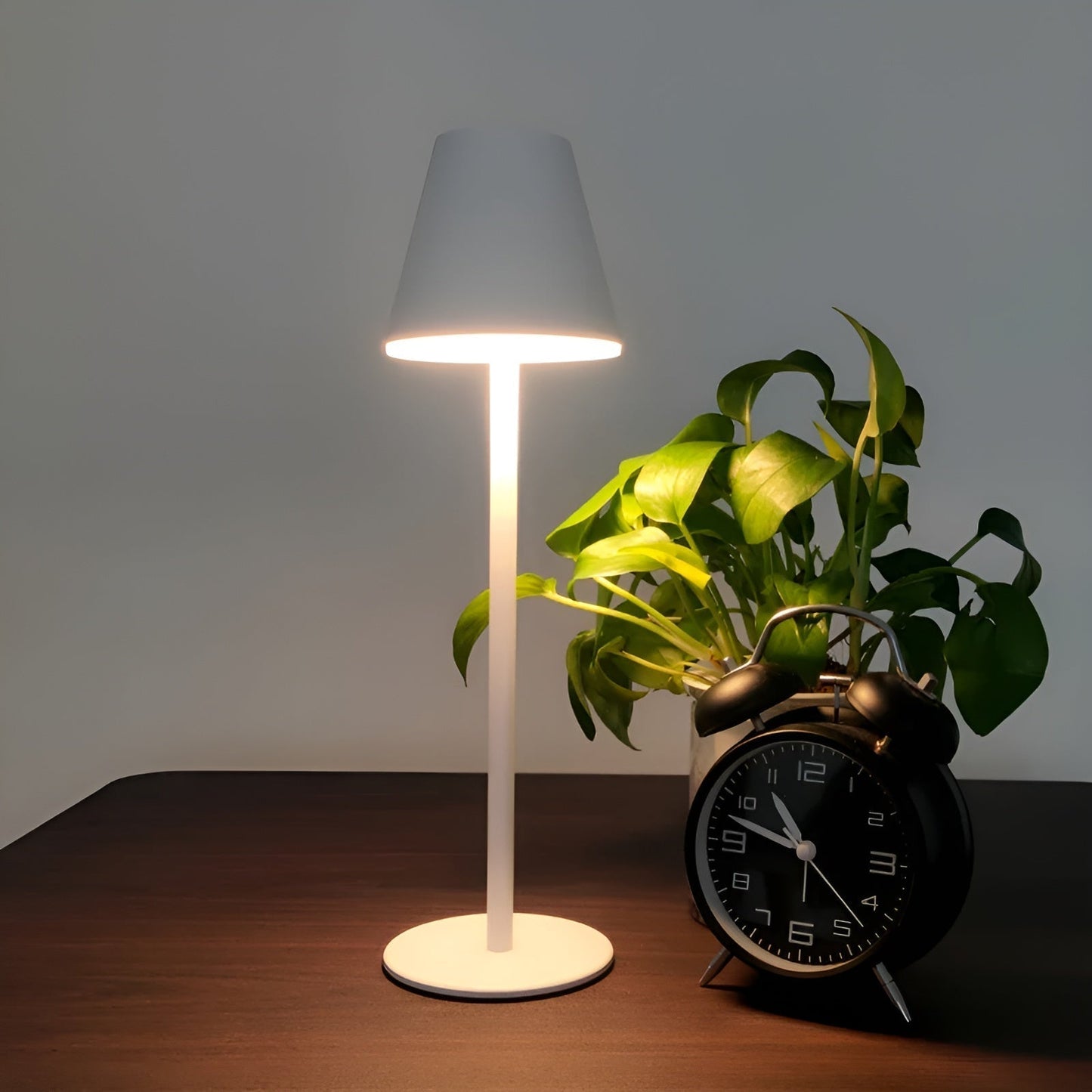 RoyaleGlow Modern LED Table Lamp with Touch Control & USB Port