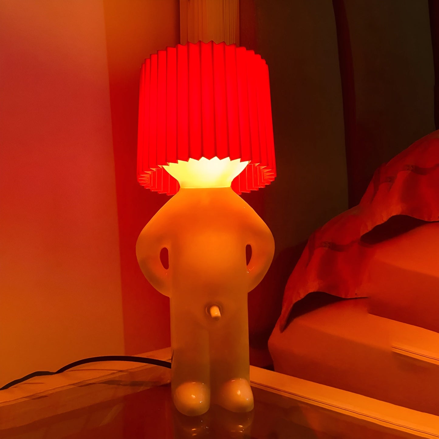 Lil'Lad Table Lamp - Creative Shy Boy LED Night Light