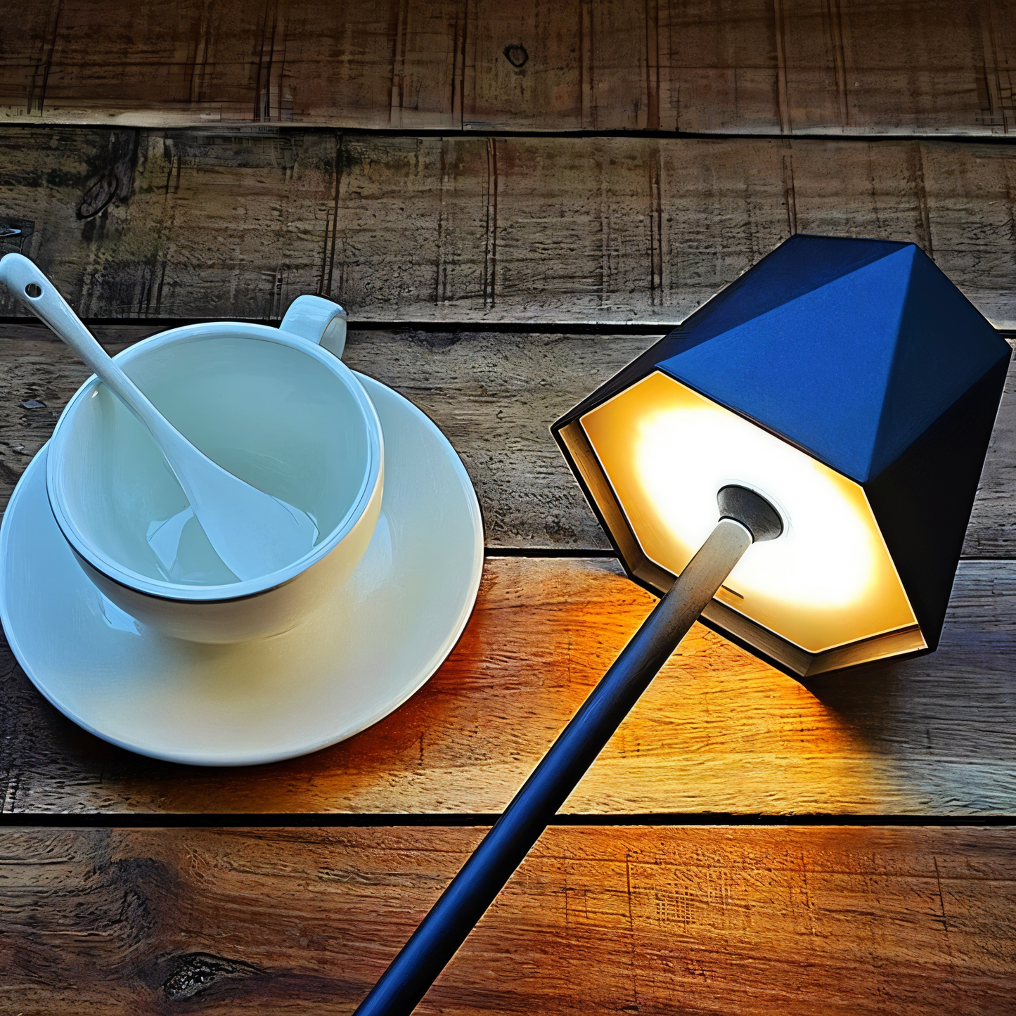 PolyLamp - Portable Hexagon LED Table Lamp - Waterproof & Rechargeable