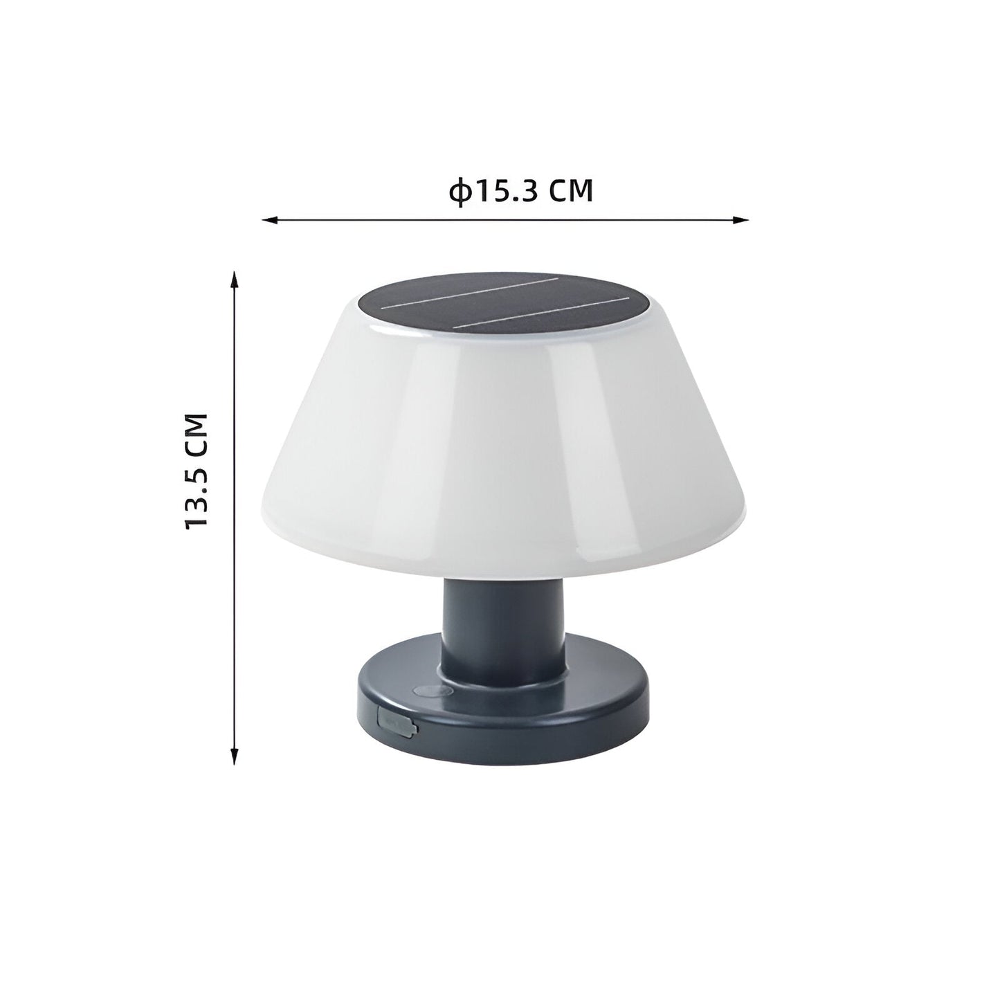 TinySolar Table Lamp - Solar-Powered Indoor & Outdoor Light